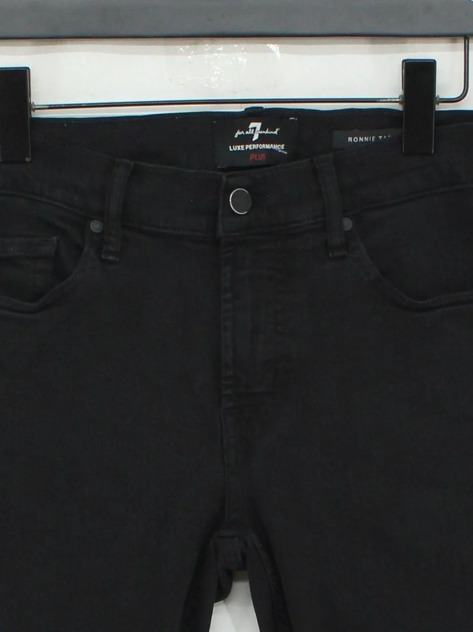 7 For All Mankind Men's Jeans W 31 in Black Cotton - Image 3