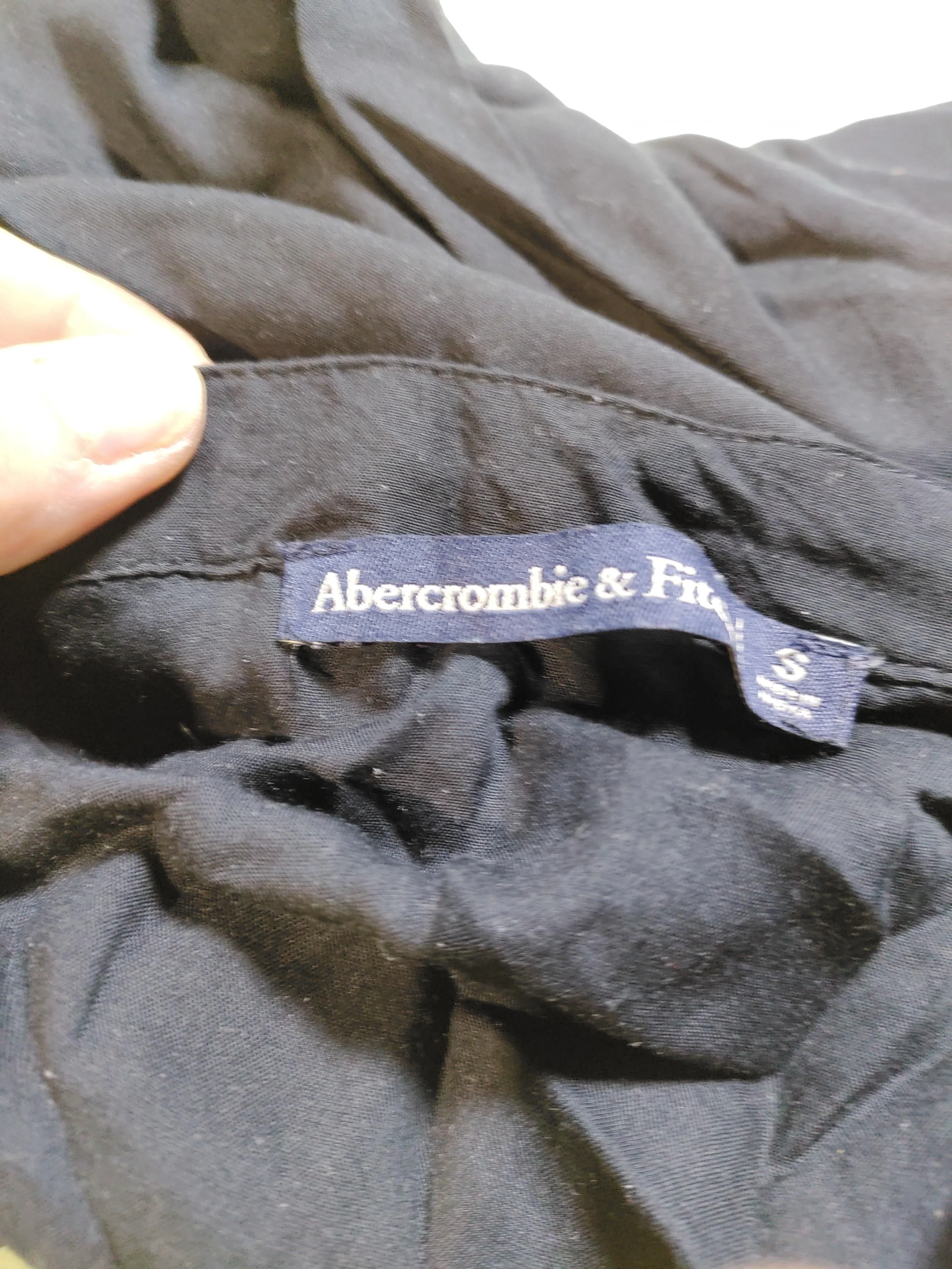 Abercrombie & Fitch A-Line Mini Dress S in Black - Image 5
