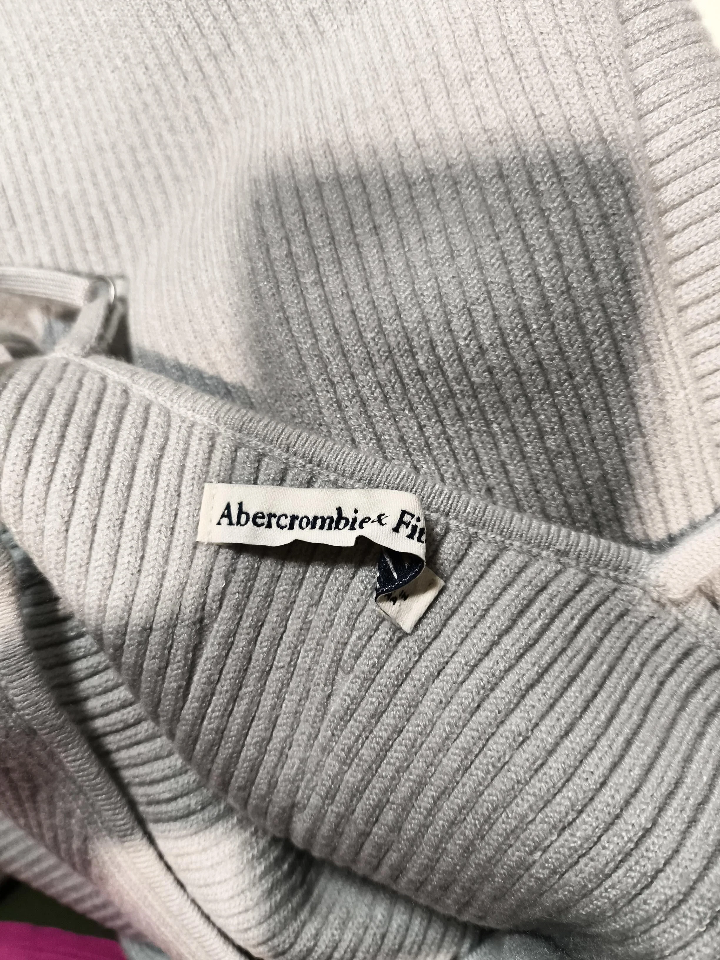 Abercrombie & Fitch Bodycon Mini Dress XS in Grey - Image 5