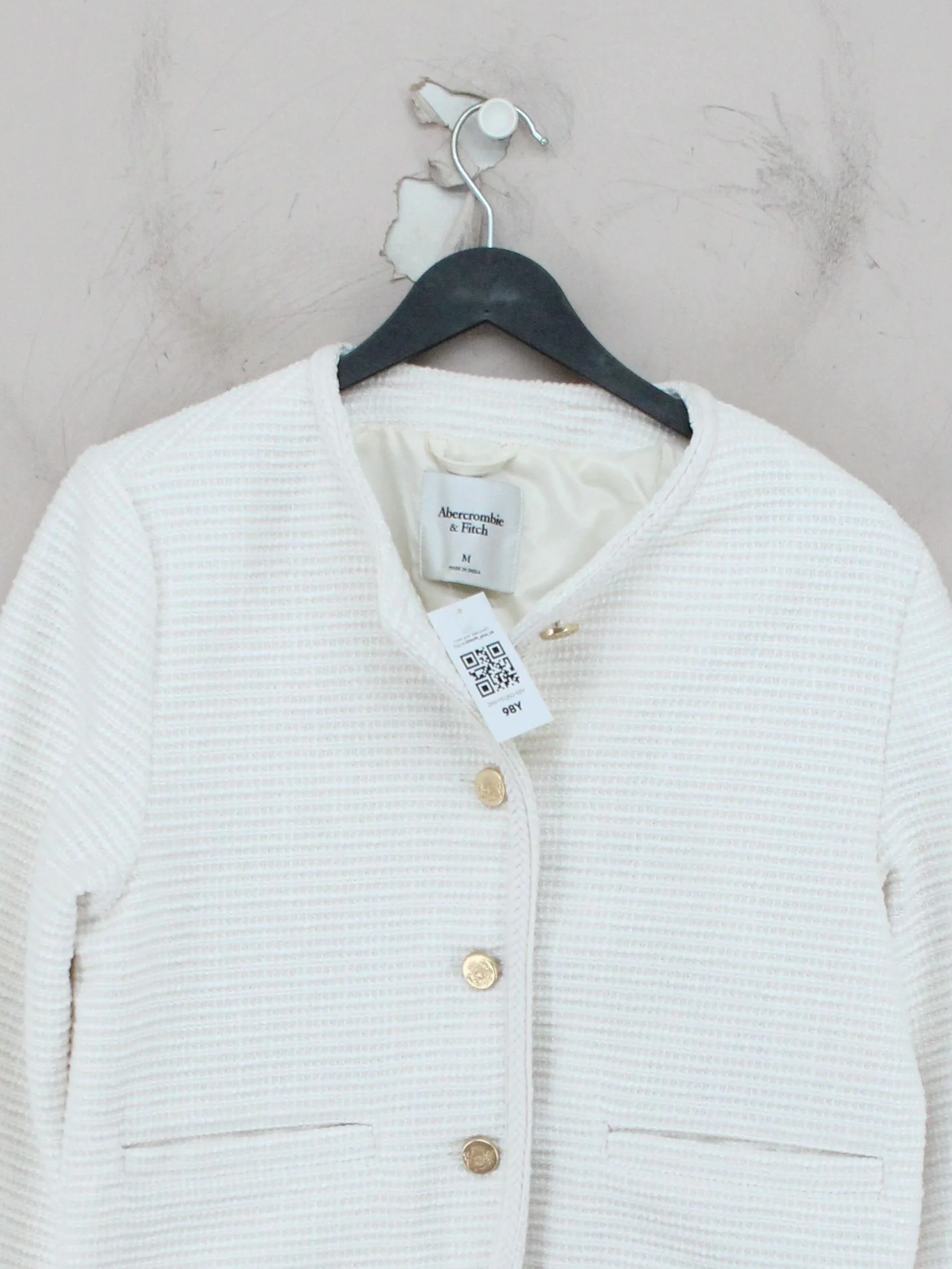 Abercrombie & Fitch Bomber Jacket jacket cream - Image 3