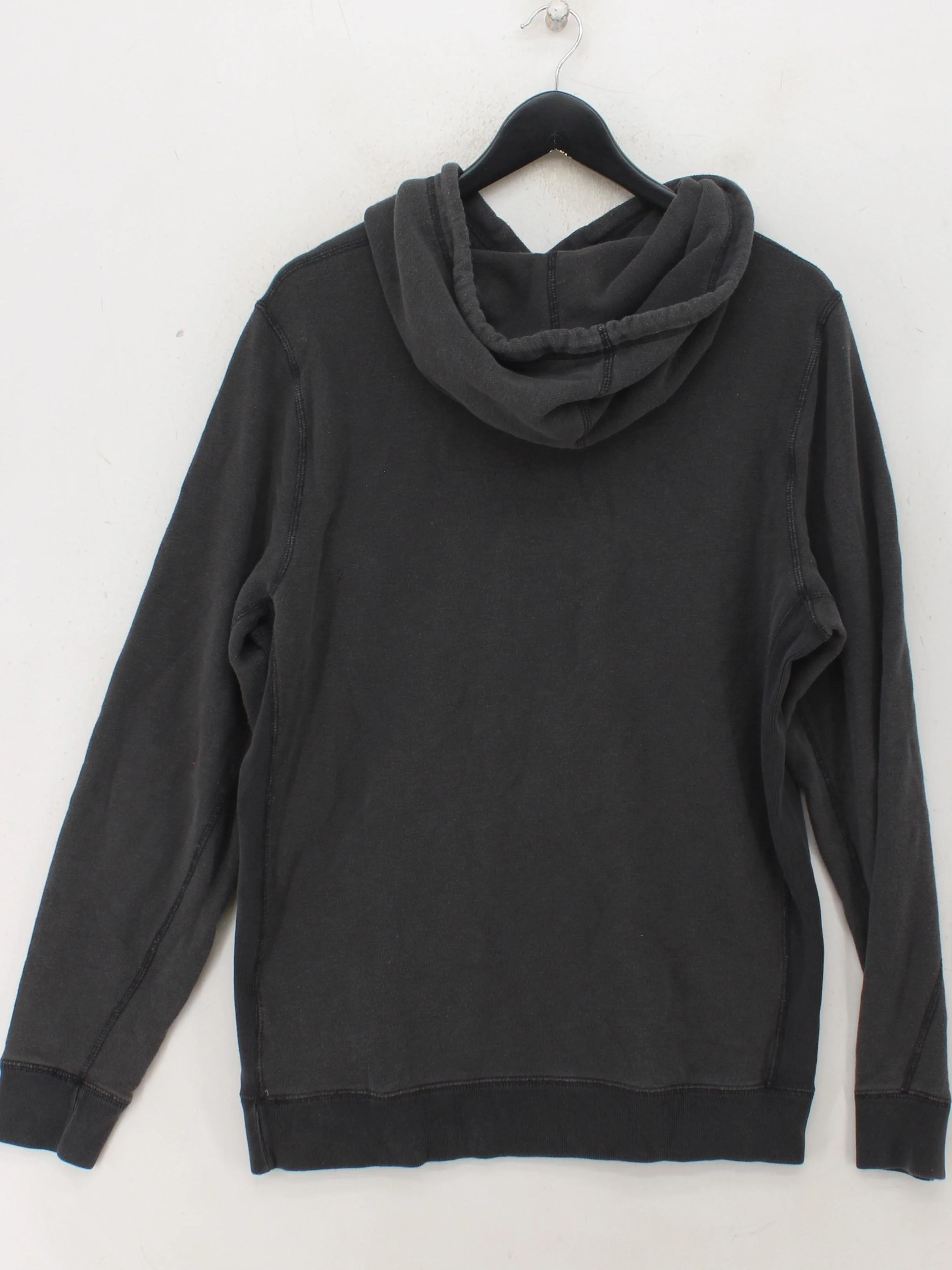 Abercrombie & Fitch Men's Hoodie M Grey Graphic Cotton with Polyester Pullover - Image 2