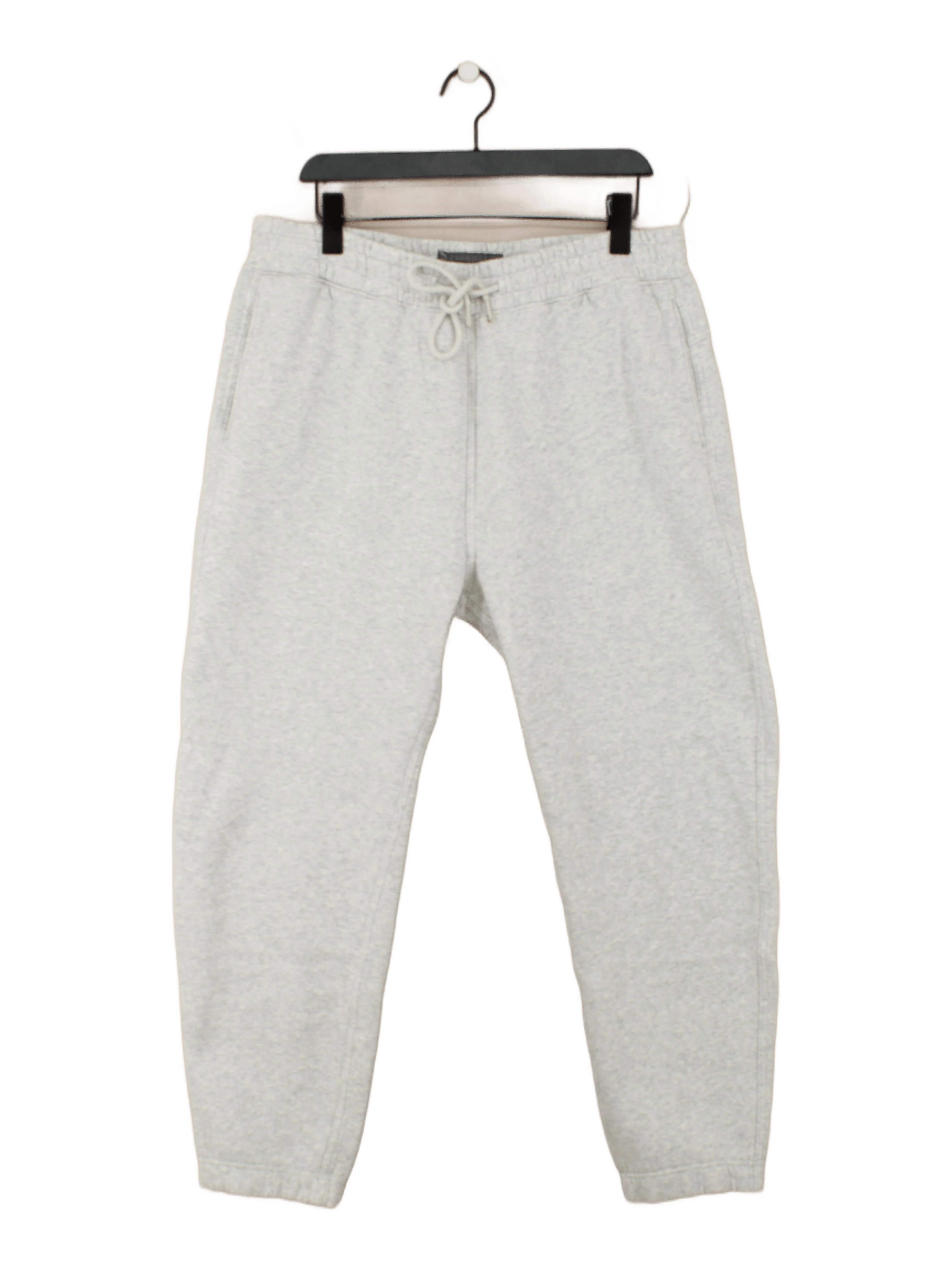 Abercrombie & Fitch Men's Sports Bottoms L Grey 100% Other Tapered Sweatpants