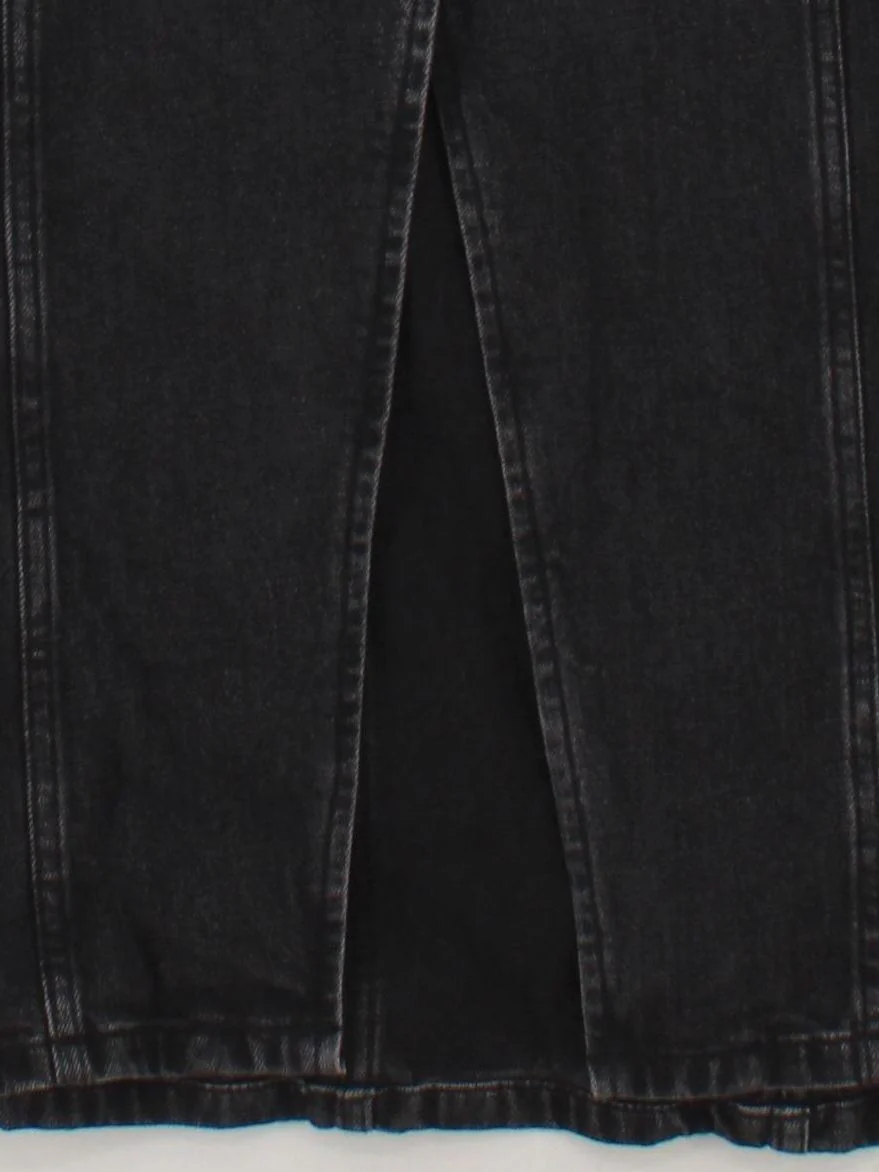 Abercrombie & Fitch Shirt Midi Dress XL in Black - Image 4