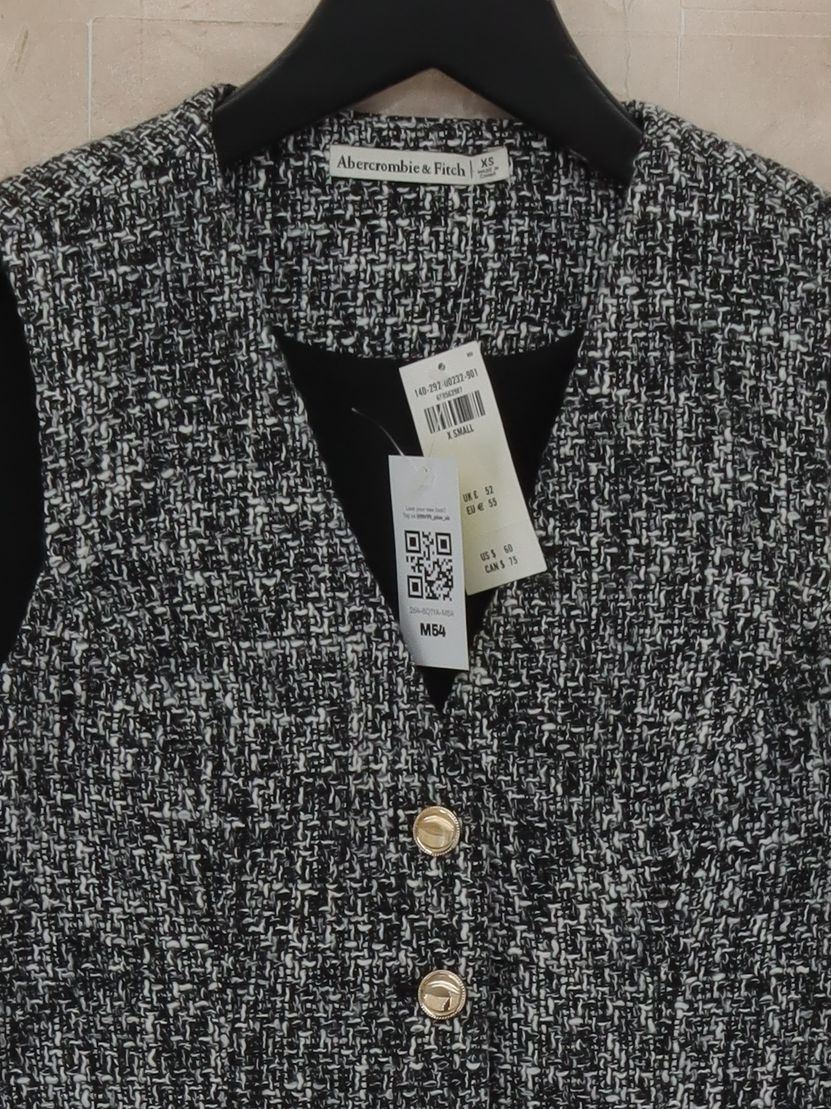 Abercrombie & Fitch Women's Coat XS Multi Polyester with Elastane Overcoat - Image 3