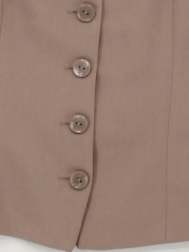 Abercrombie & Fitch Women's Coat XS Tan Polyester - Image 4