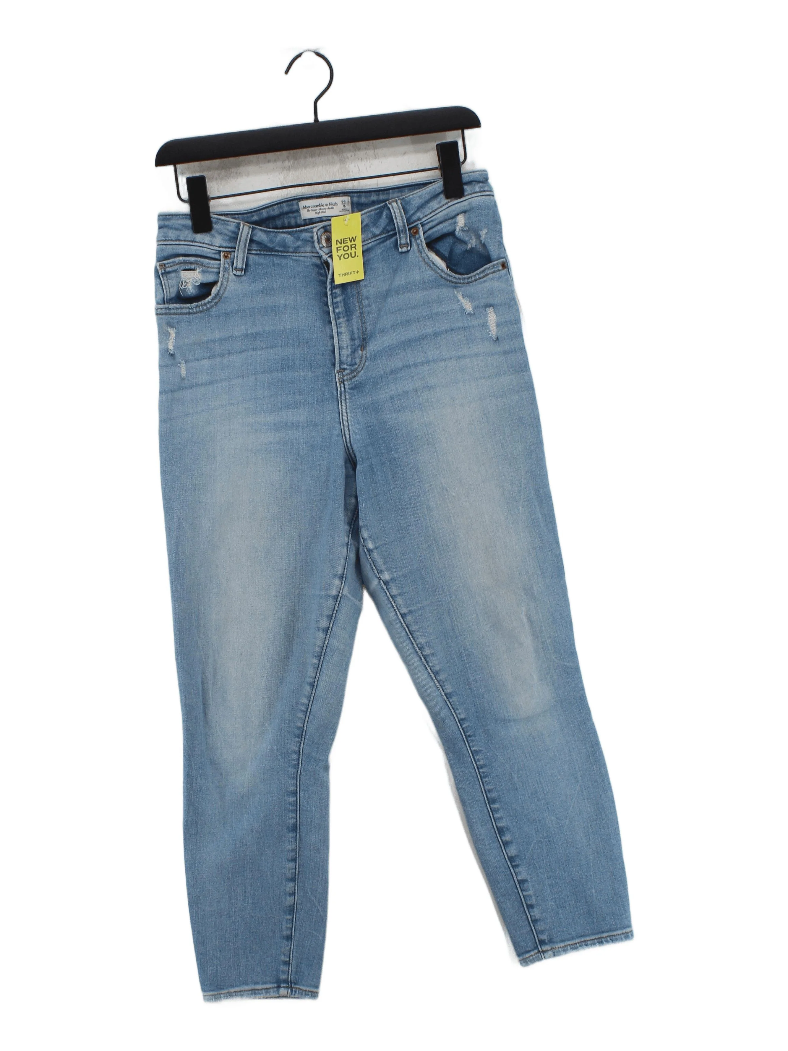 Abercrombie & Fitch Women's Jeans W 29 in Blue Cotton