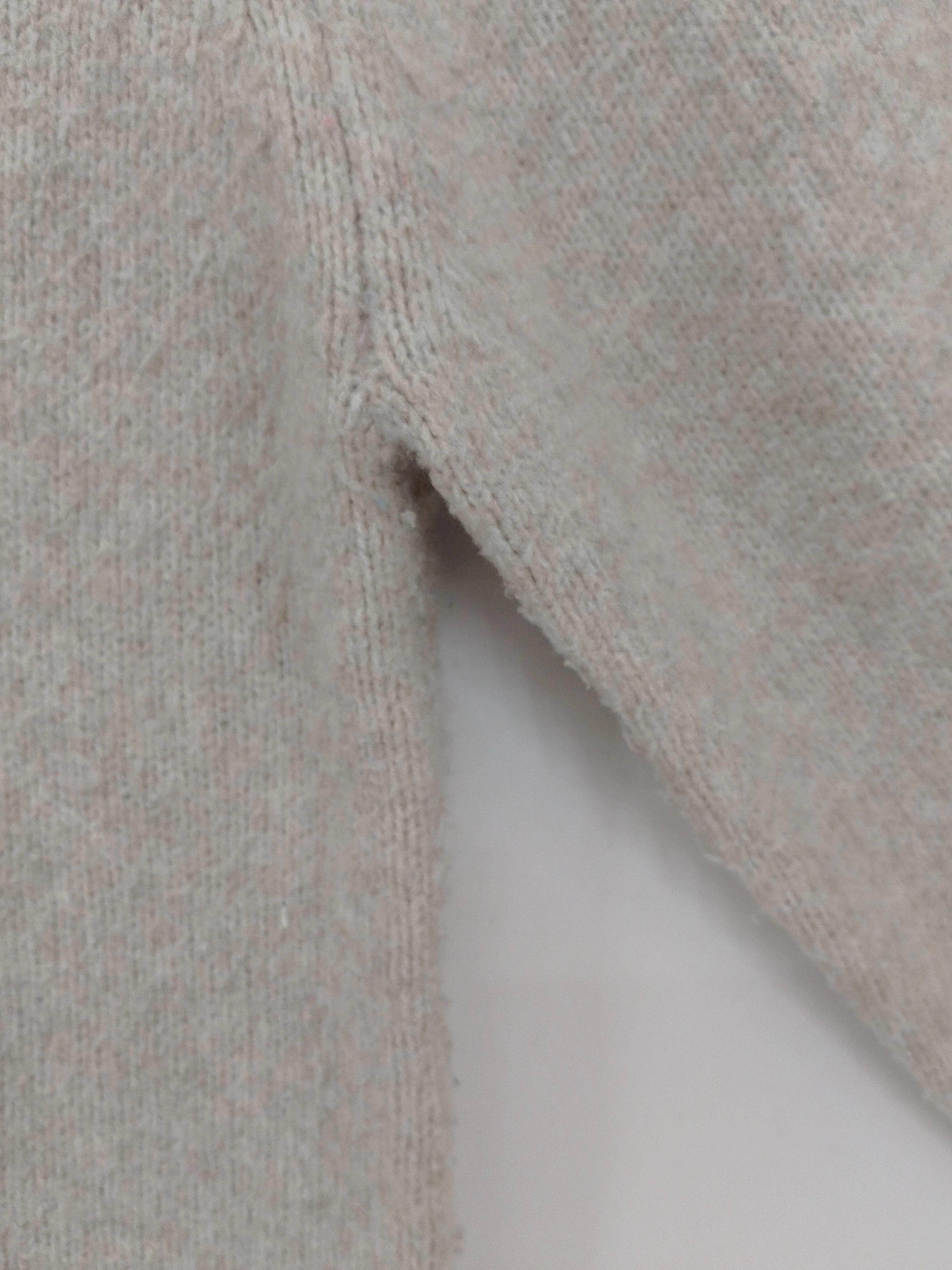 Abercrombie & Fitch Women's Jumper M Cream Polyester - Image 5