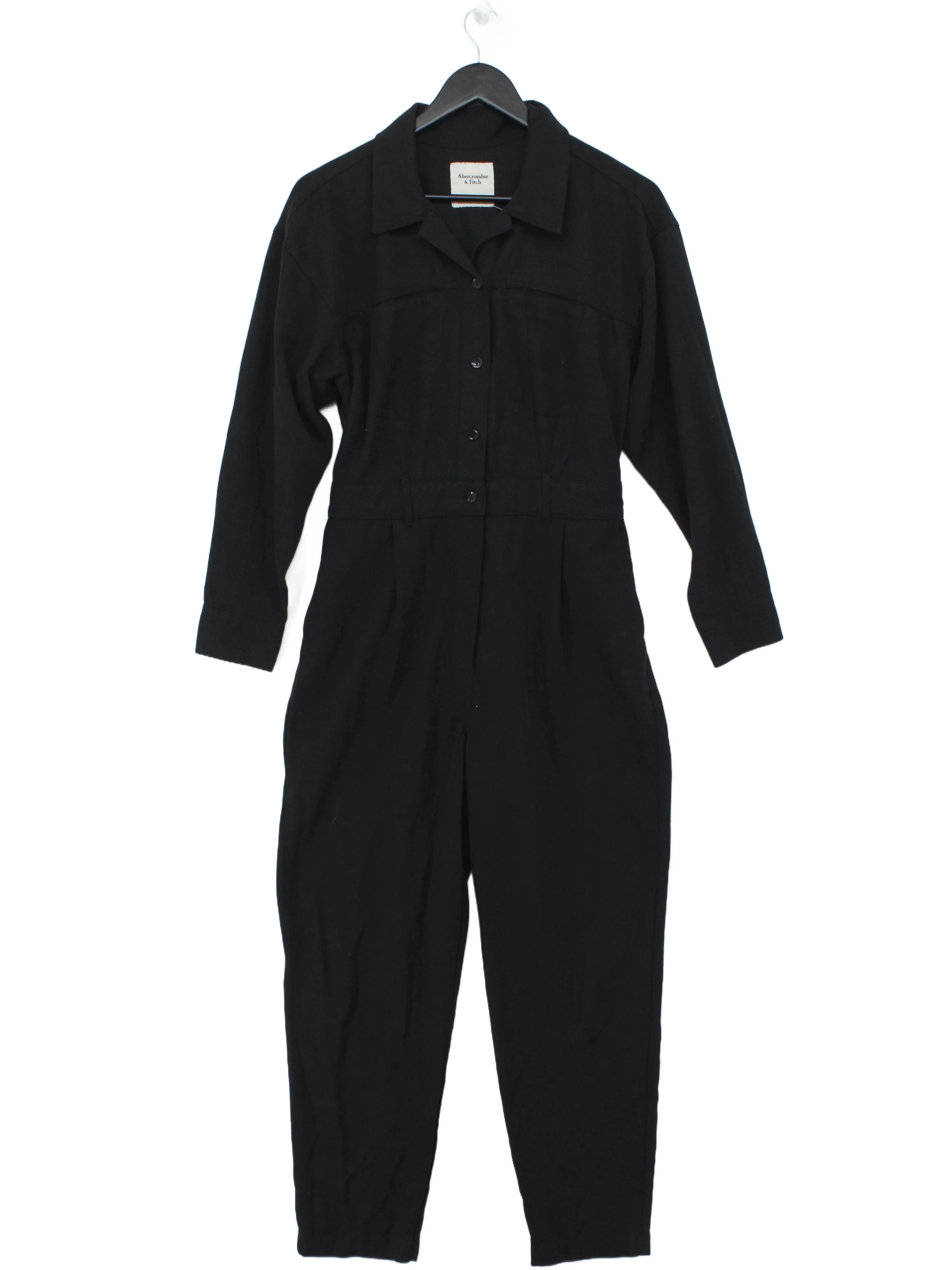 Abercrombie & Fitch Women's Jumpsuit M Black Lyocell Modal with Cotton Jumpsuit