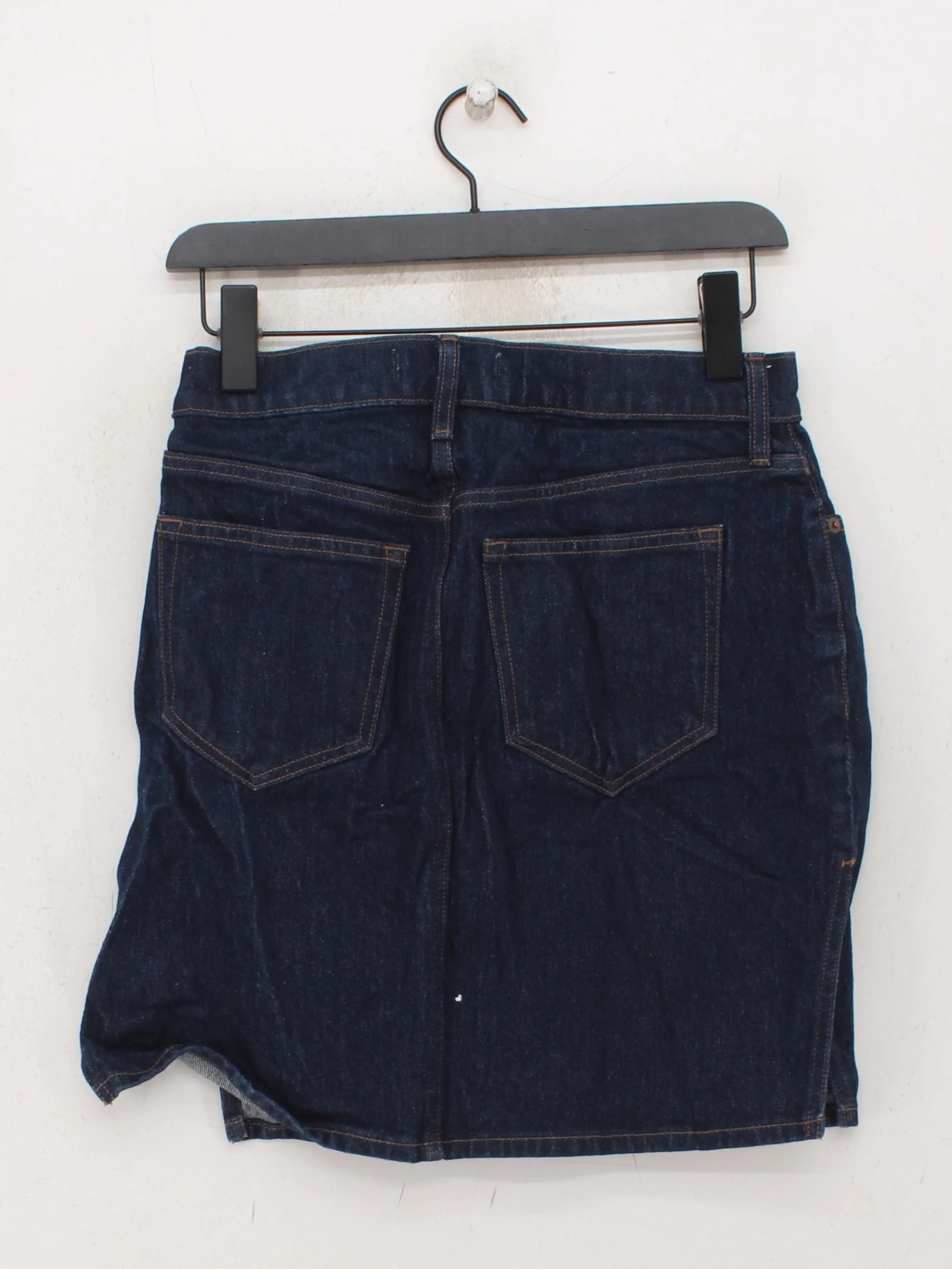 Abercrombie & Fitch Women's Mini Skirt W 25 in Blue Cotton with Polyester Mini - Image 2