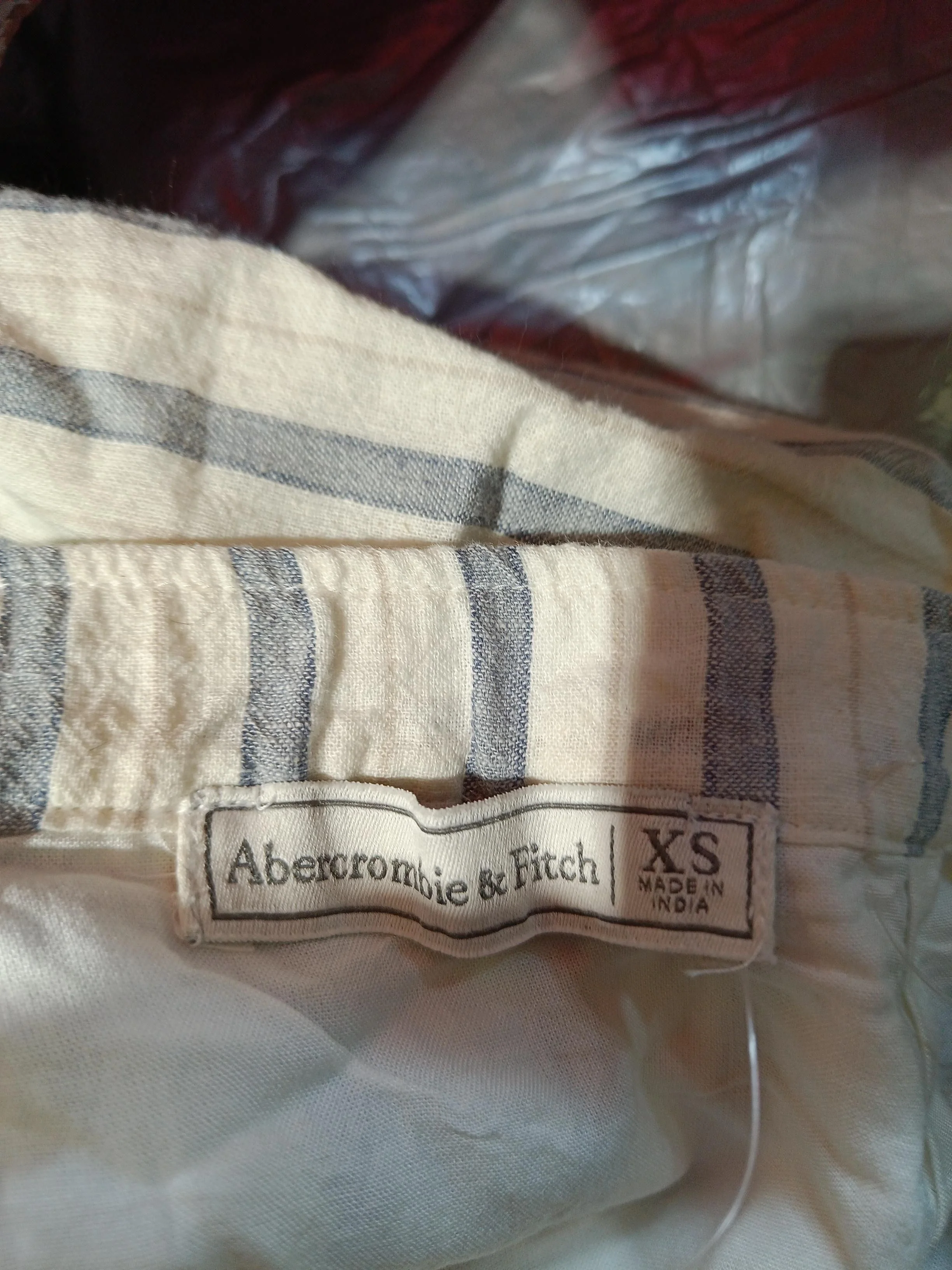 Abercrombie & Fitch Women's Mini Skirt XS Cream Linen with Cotton, Viscose Mini - Image 5