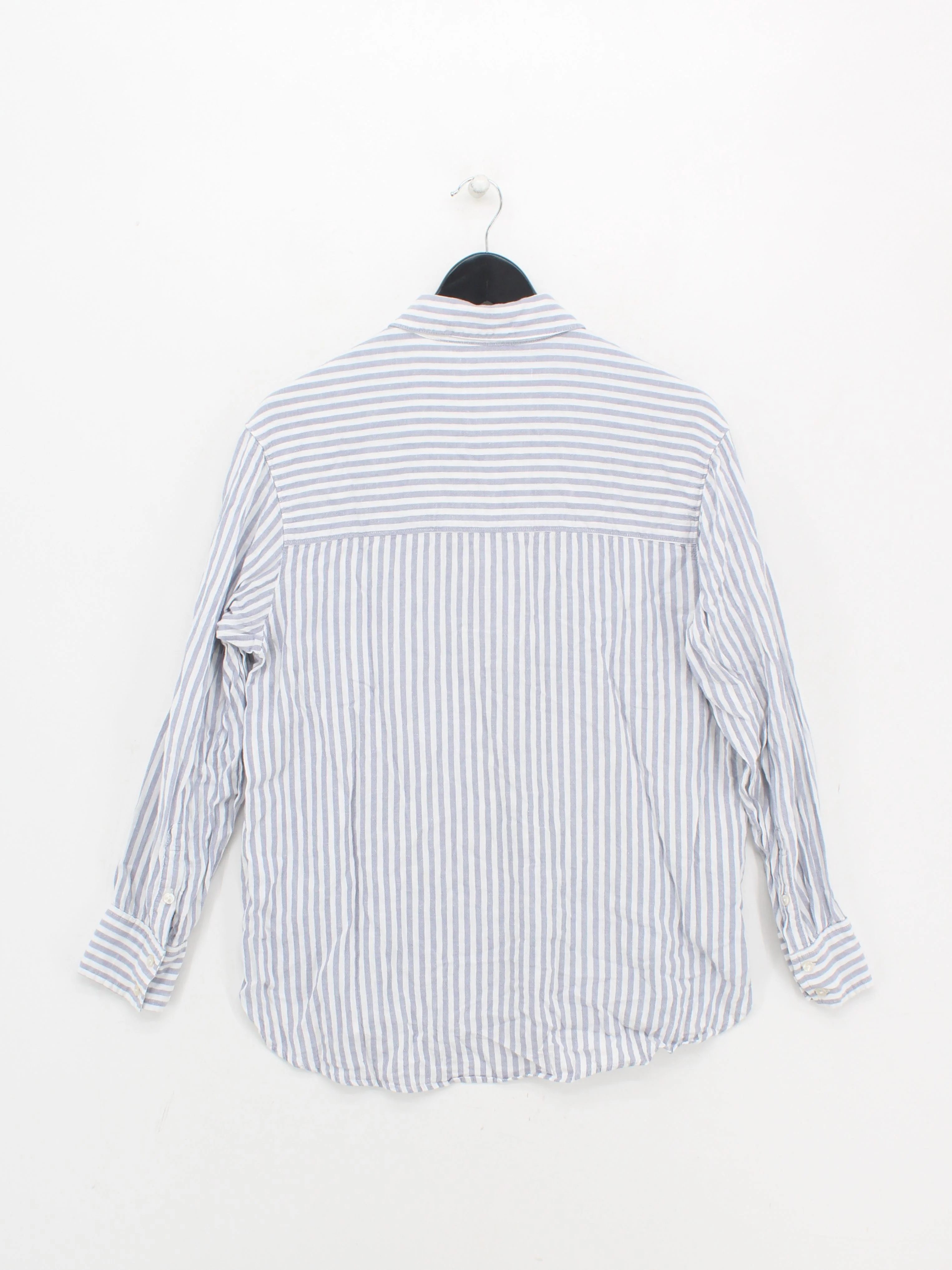 Abercrombie & Fitch Women's Shirt S Blue Linen with Viscose Basic - Image 2