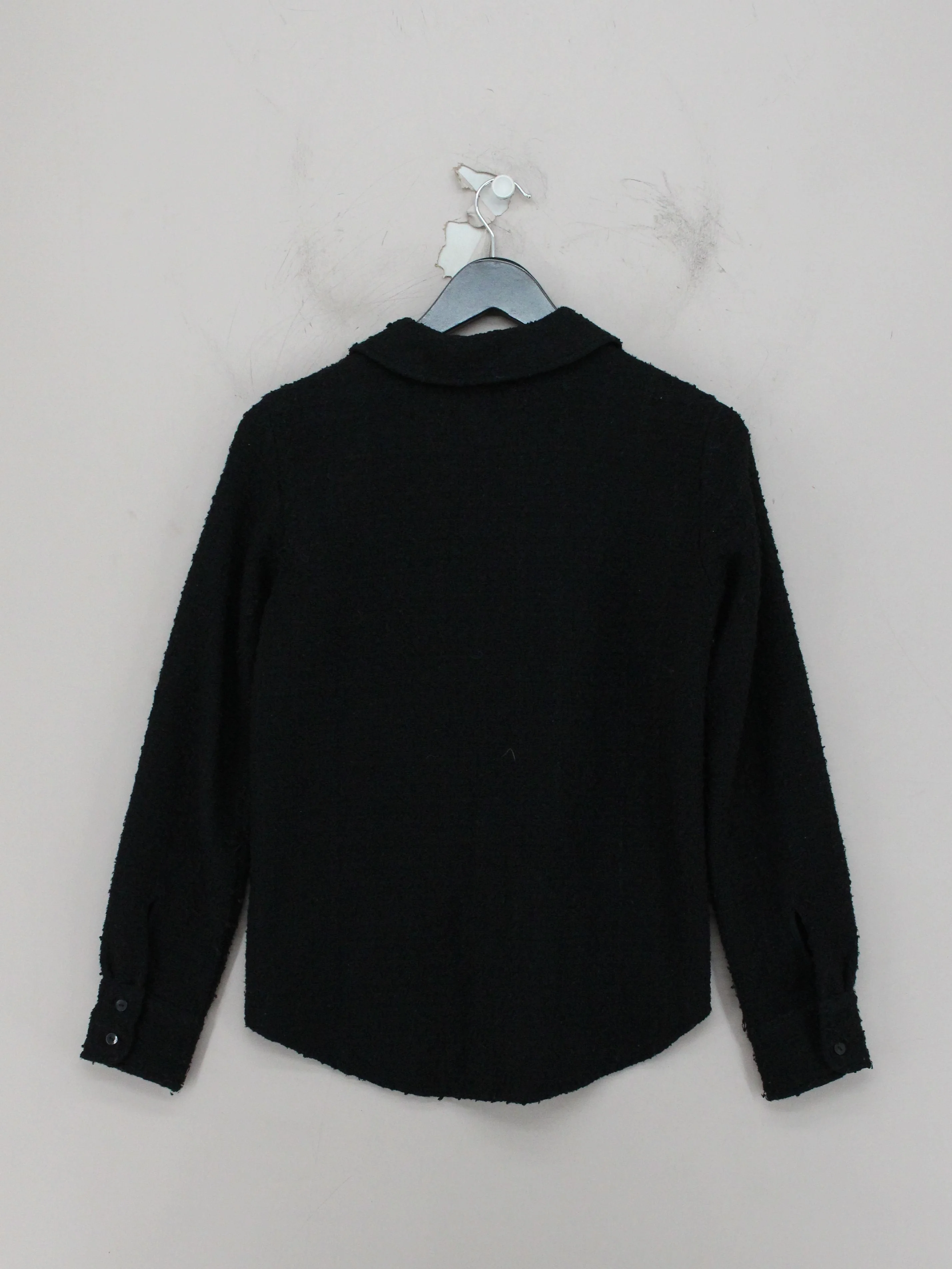 Abercrombie & Fitch Women's Shirt XS Black Polyester with Viscose, Acrylic Basic - Image 2