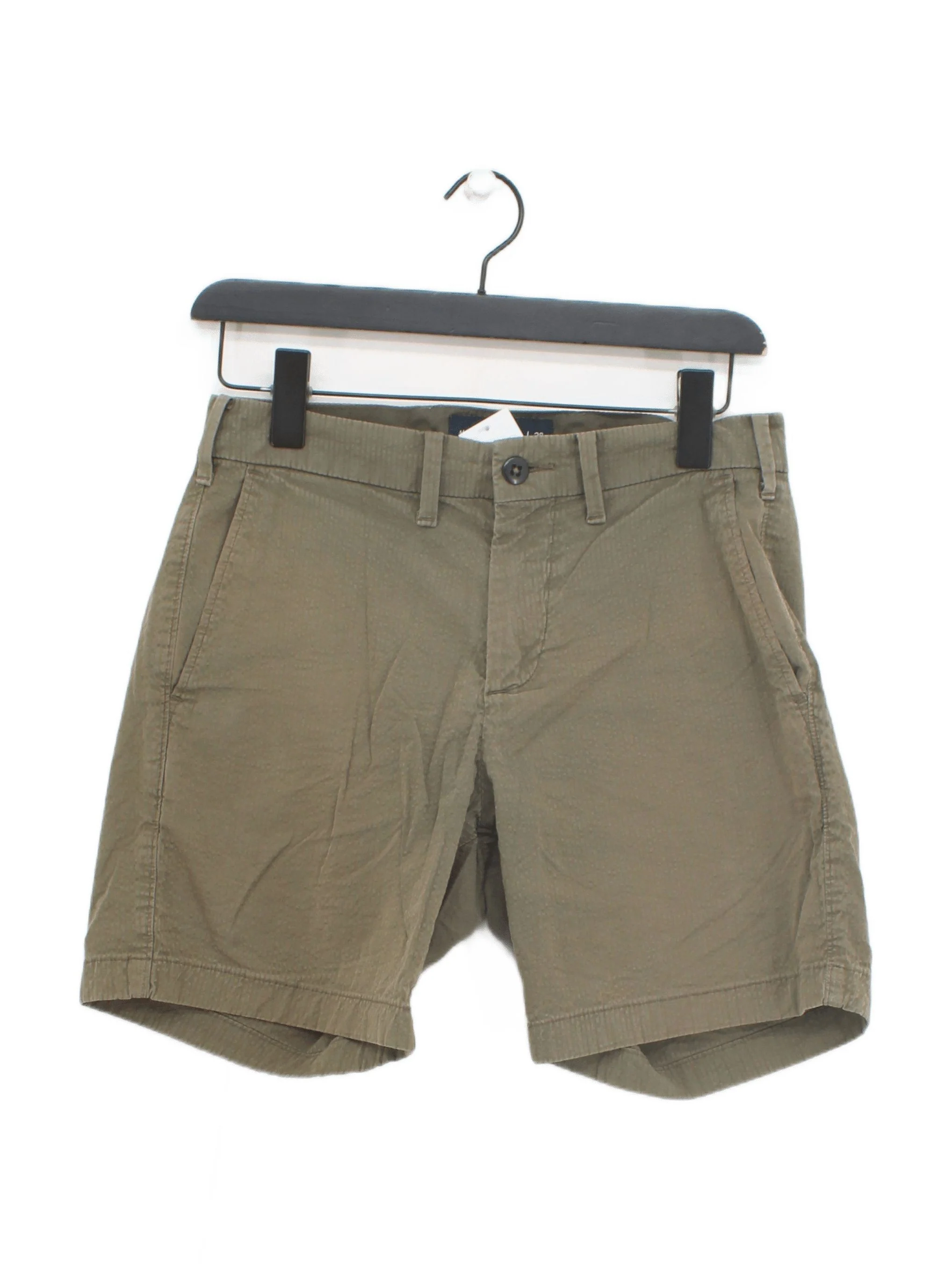 Abercrombie & Fitch Women's Shorts W 28 in Green Cotton with Elastane Mom
