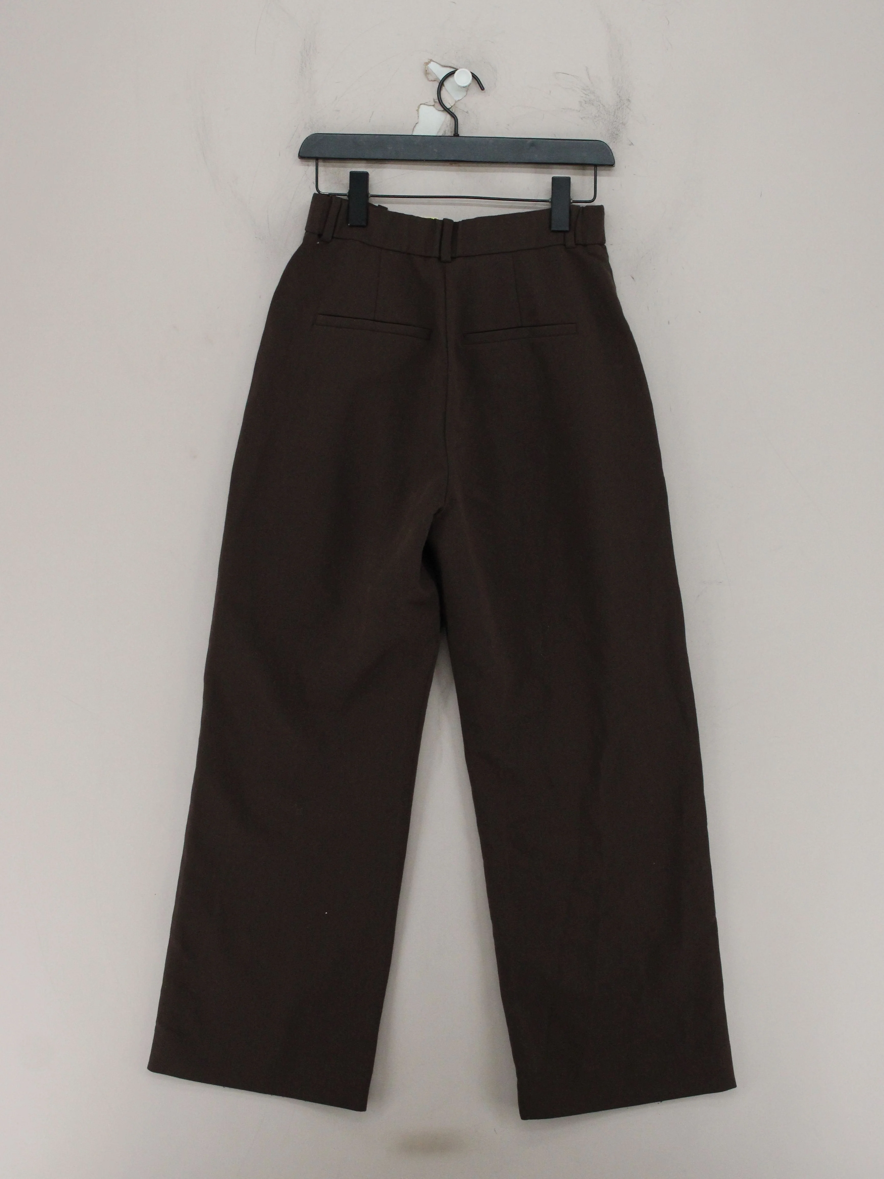 Abercrombie & Fitch Women's Suit Trousers W 27 in Brown 100% Other Dress Pants - Image 2