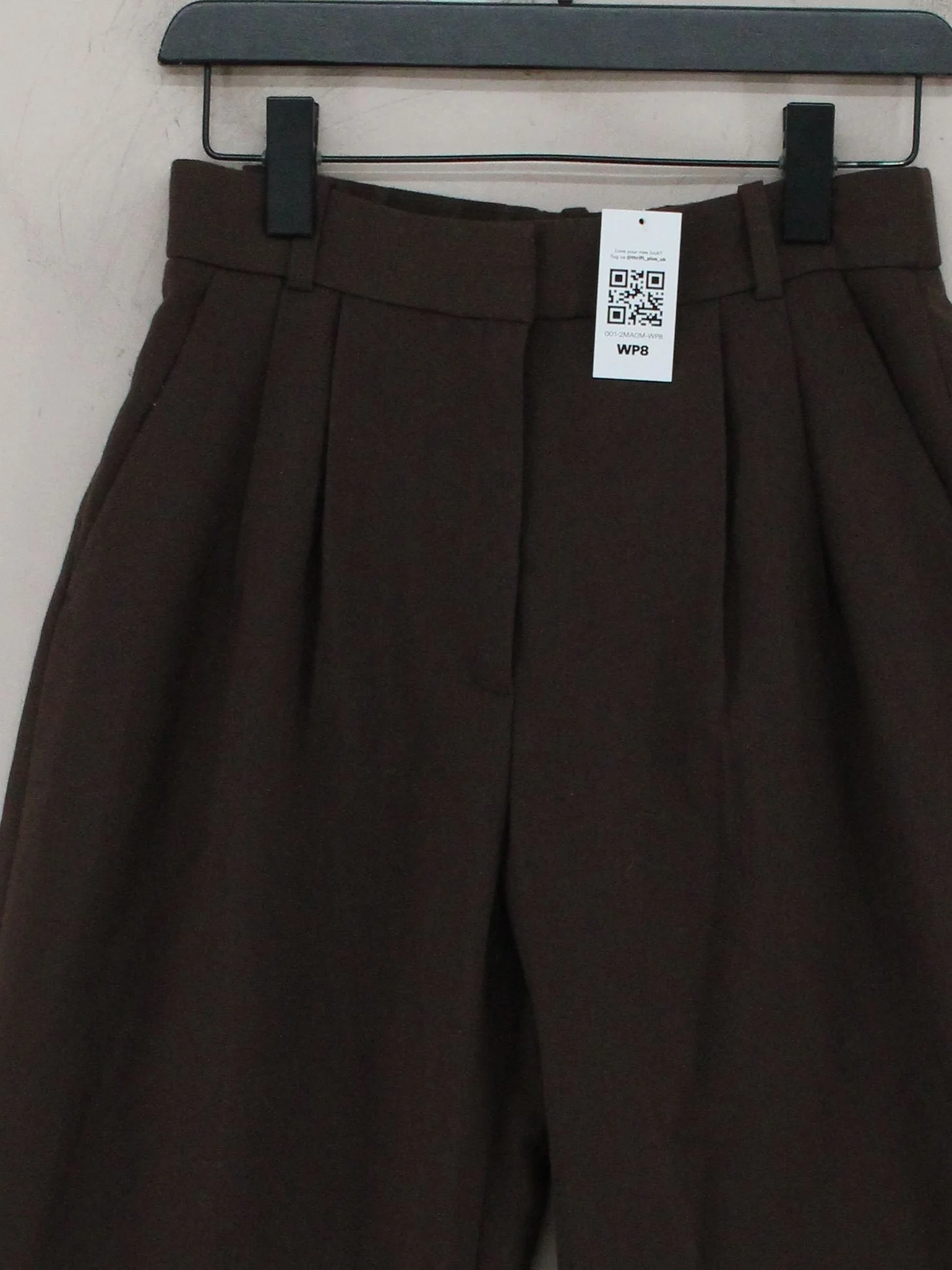 Abercrombie & Fitch Women's Suit Trousers W 27 in Brown 100% Other Dress Pants - Image 3