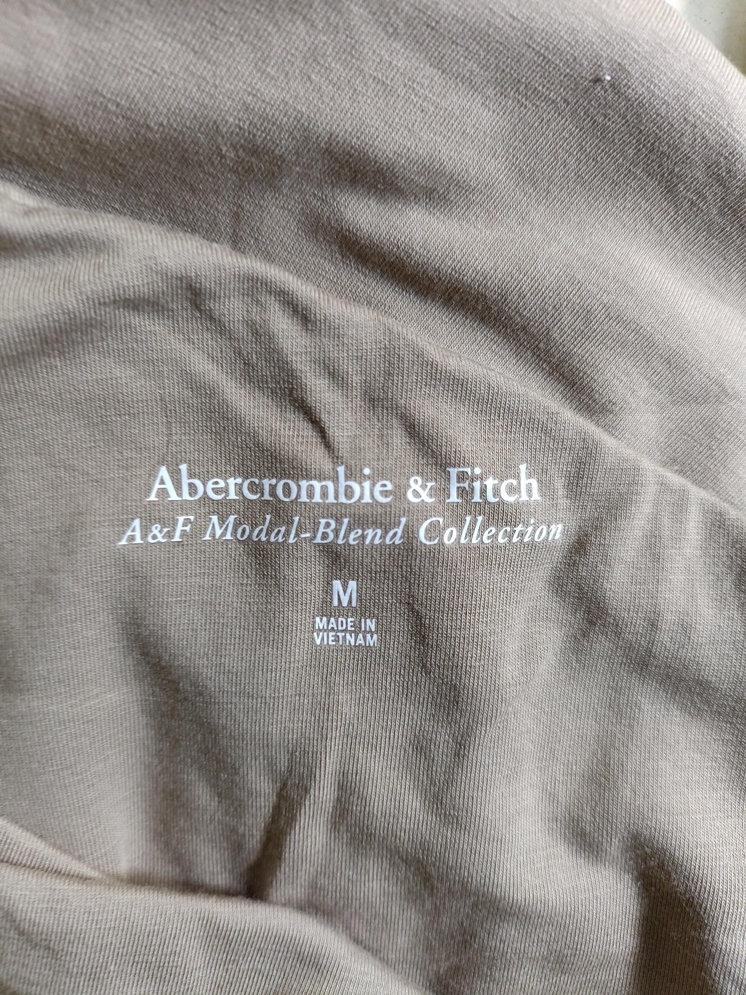 Abercrombie & Fitch Women's Top M Tan Rayon with Cotton, Elastane Basic - Image 5