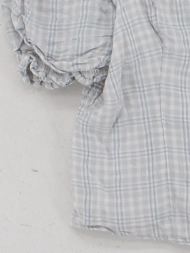 Abercrombie & Fitch Women's Top M White Linen with Viscose Cropped - Image 4
