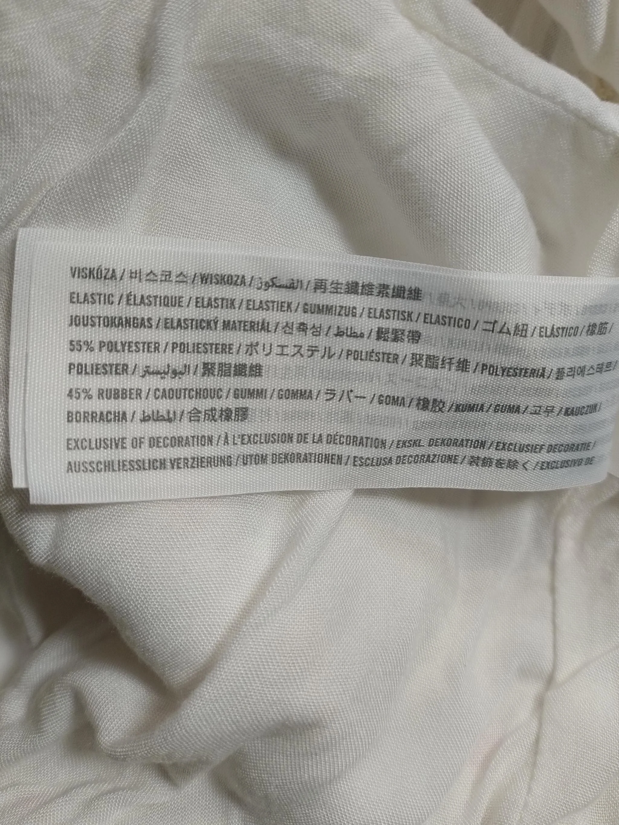 Abercrombie & Fitch Women's Top S White Polyester with Other Cropped - Image 7