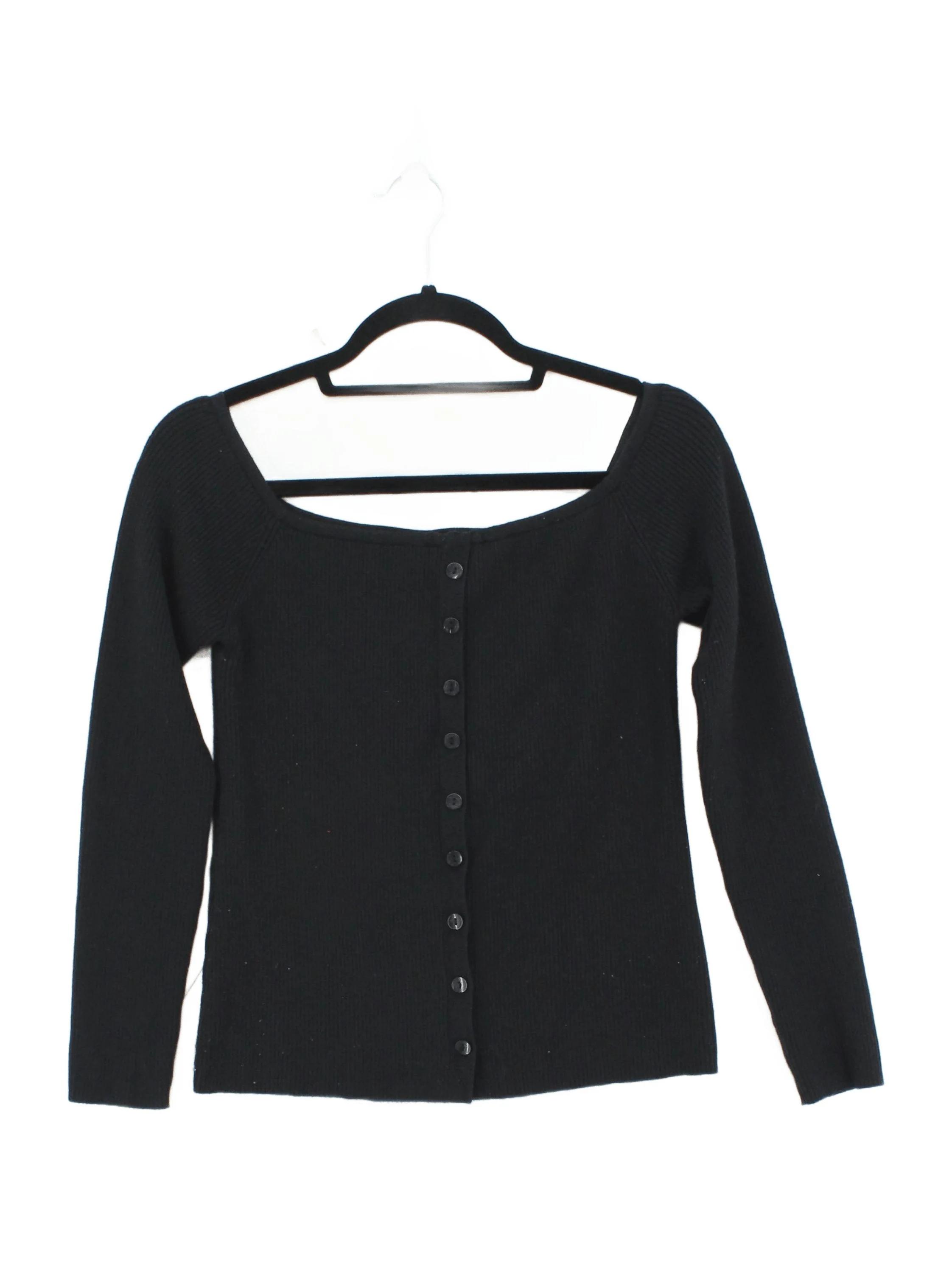 Abercrombie & Fitch Women's Top XL Black 100% Other Basic