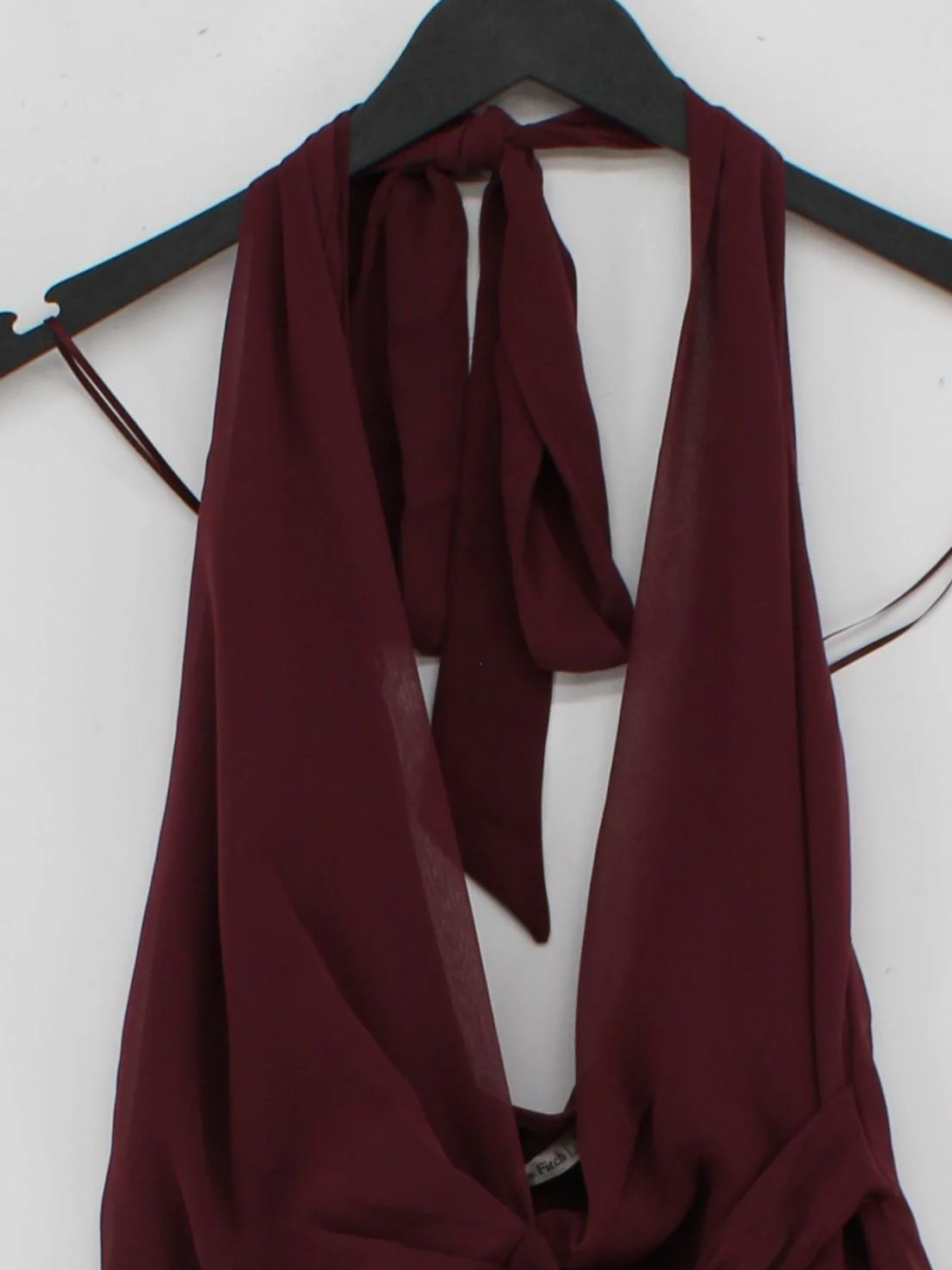 Abercrombie & Fitch Women's Top XS Red Polyester with Elastane Basic - Image 3
