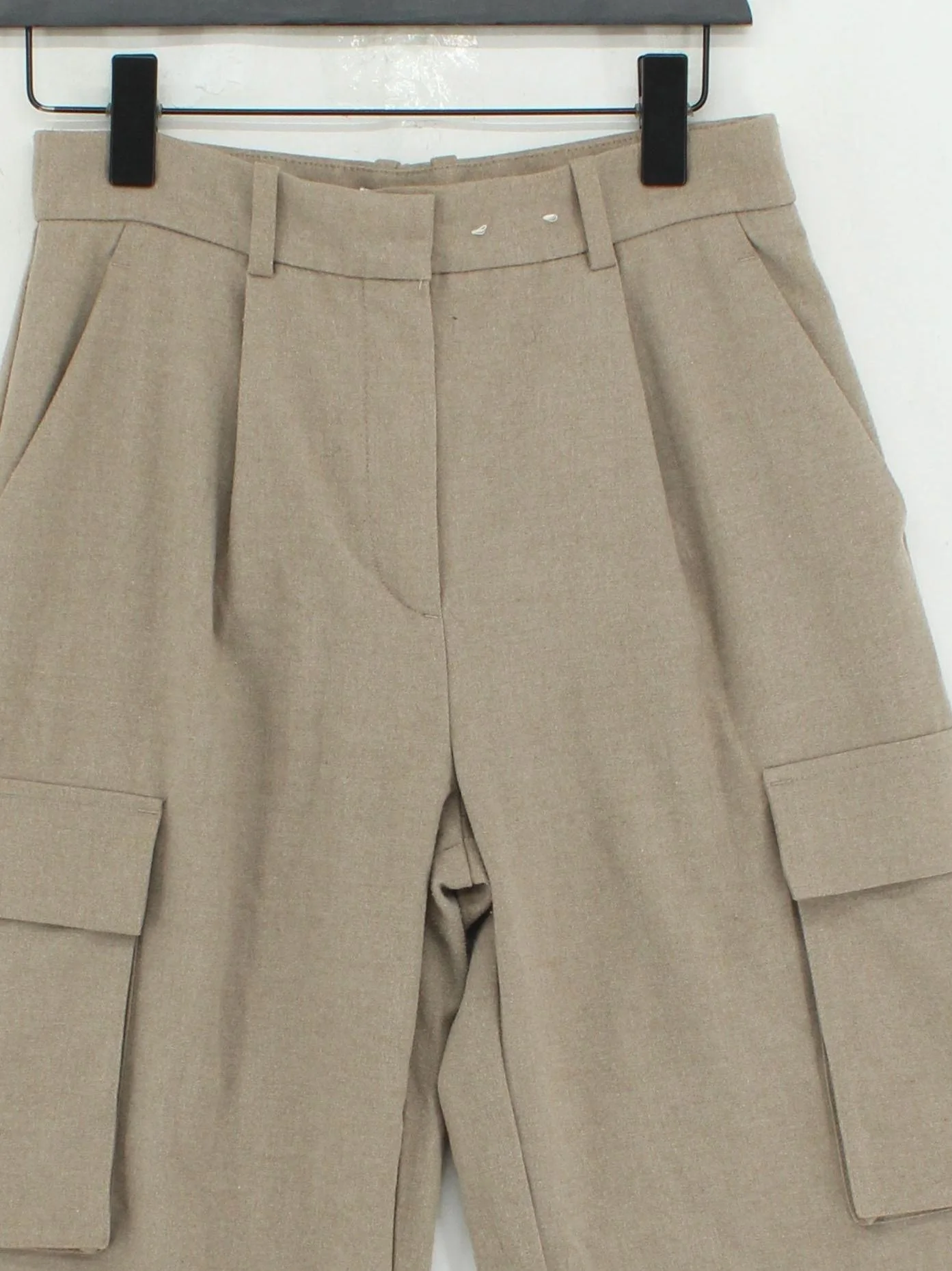 Abercrombie & Fitch Women's Trousers W 27 in Tan Polyester - Image 3