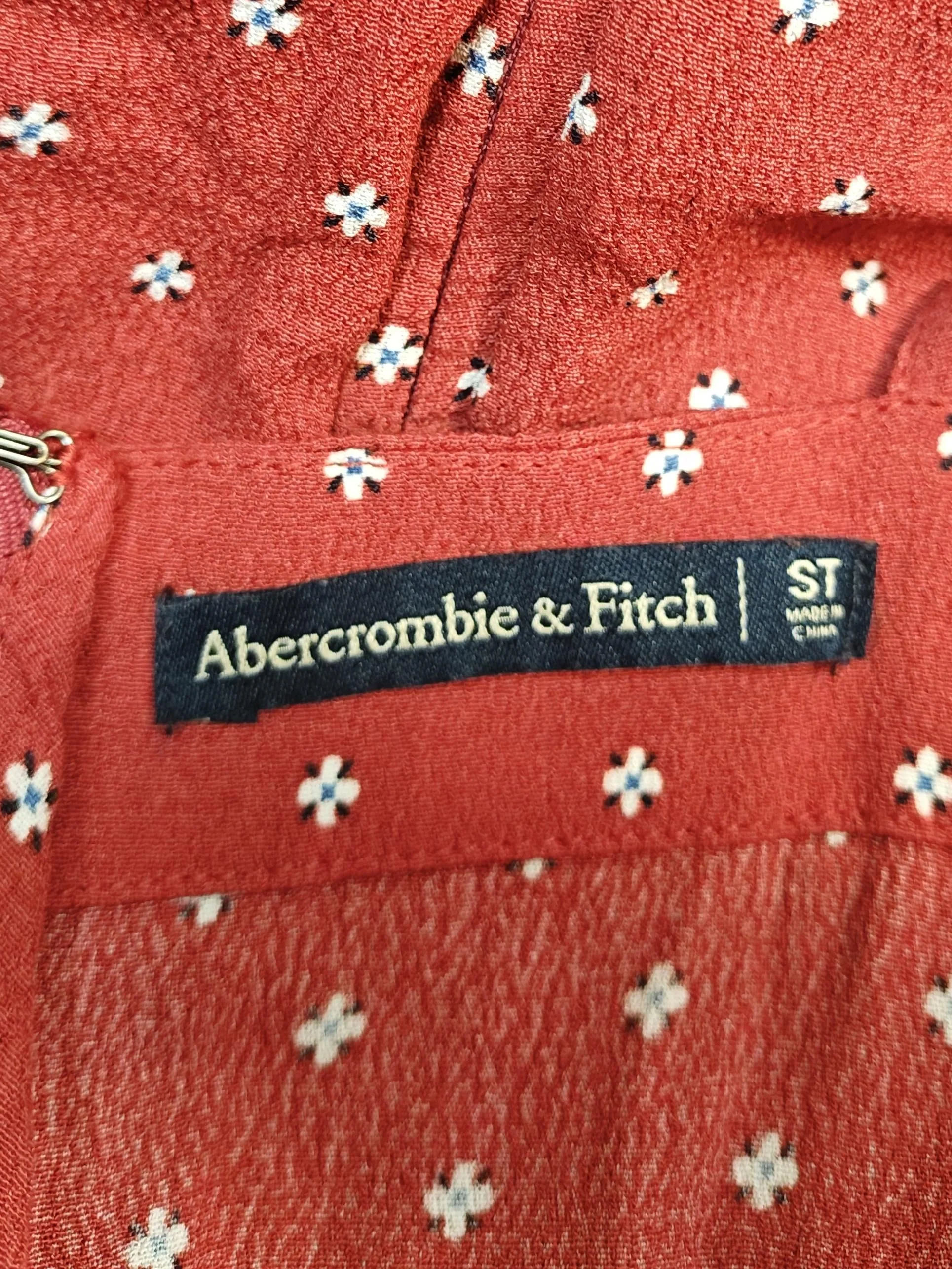 Abercrombie & Fitch Wrap Mini Dress S in Red - Image 5
