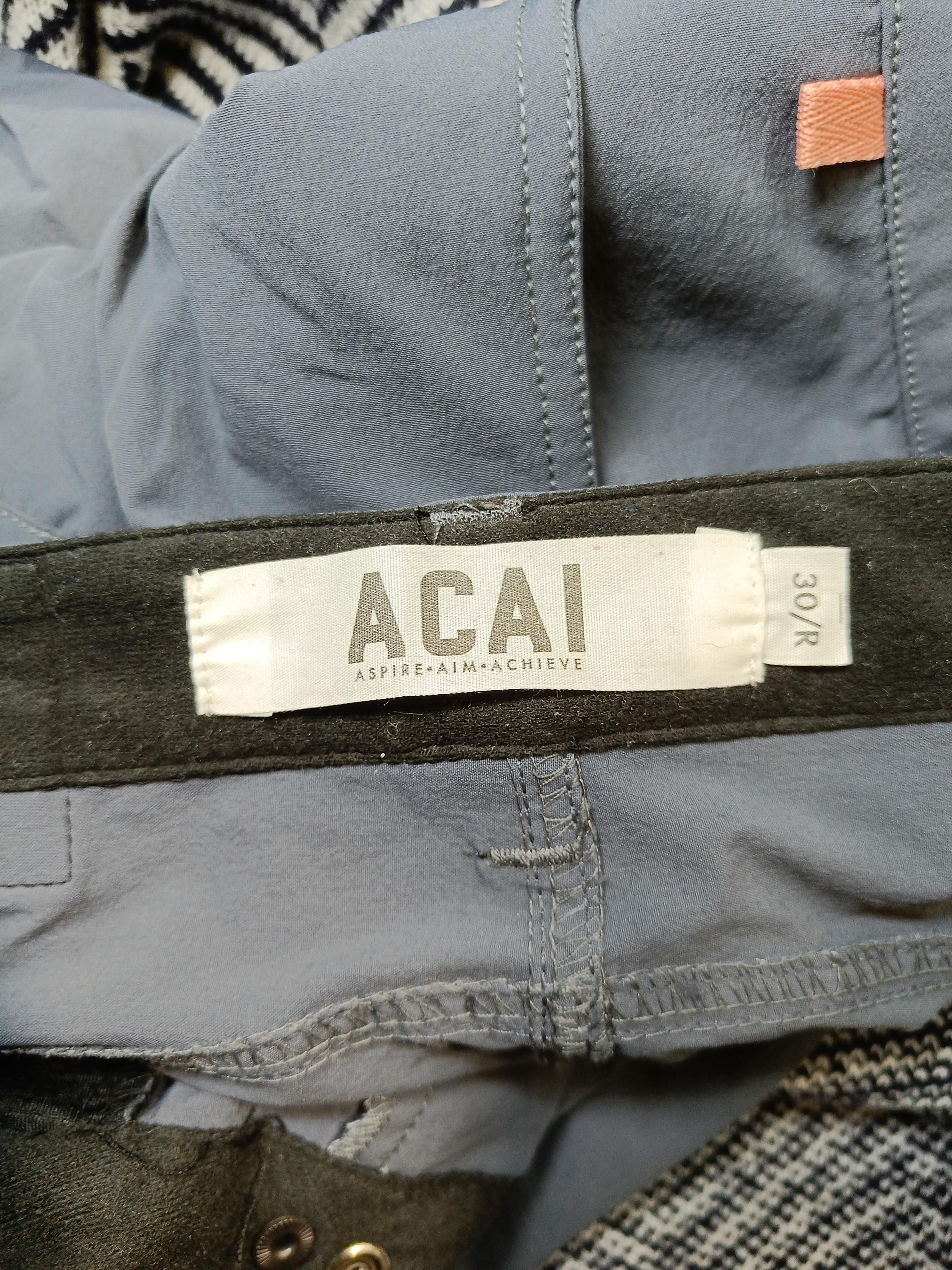 ACAI Men's Trousers W 30 in; L 30 in Blue Nylon with Elastane Tapered Chino - Image 8