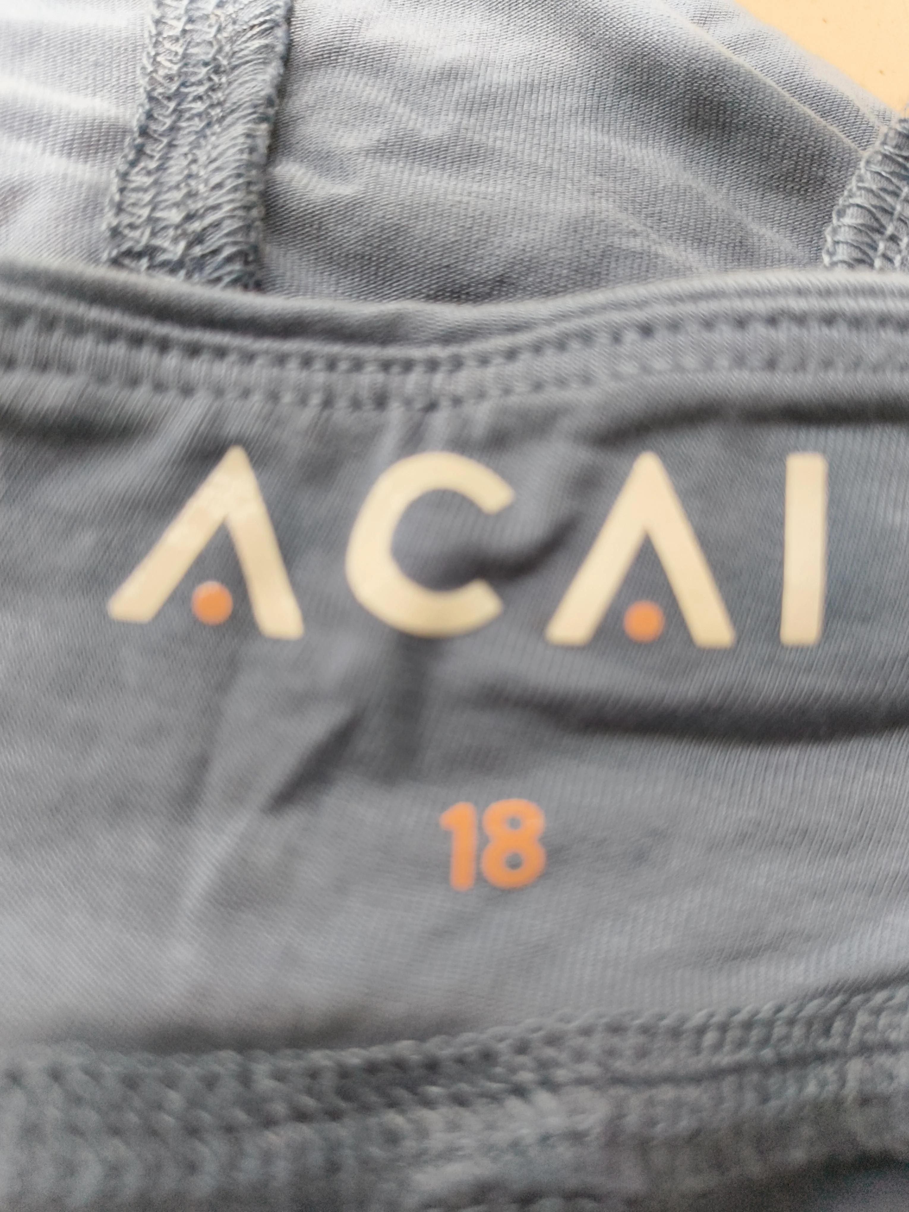 ACAI Women's Sports Bottoms UK 18 Blue Viscose with Elastane Tapered Sweatpants - Image 5
