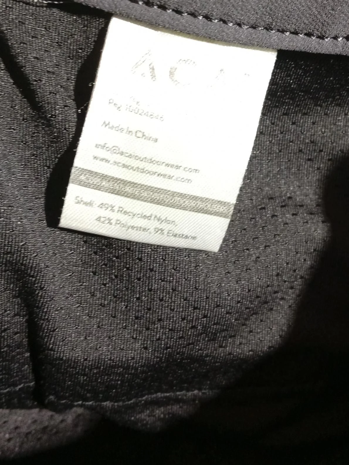 ACAI Women's Trousers W 30 in Grey Nylon with Polyester, Elastane Rain Trousers - Image 6