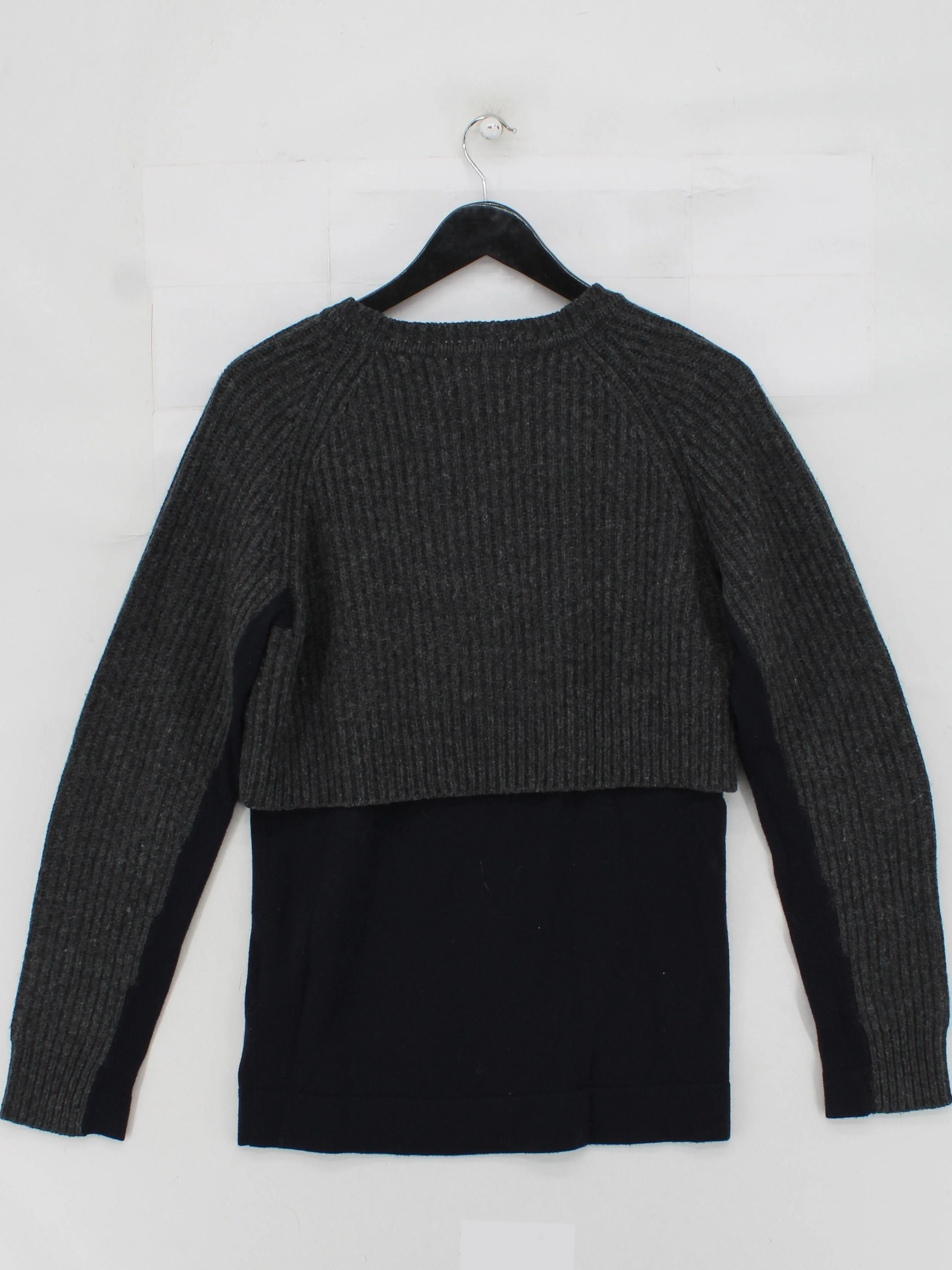 Acne Men's Jumper XS Grey 100% Wool Round Neck Pullover - Image 2