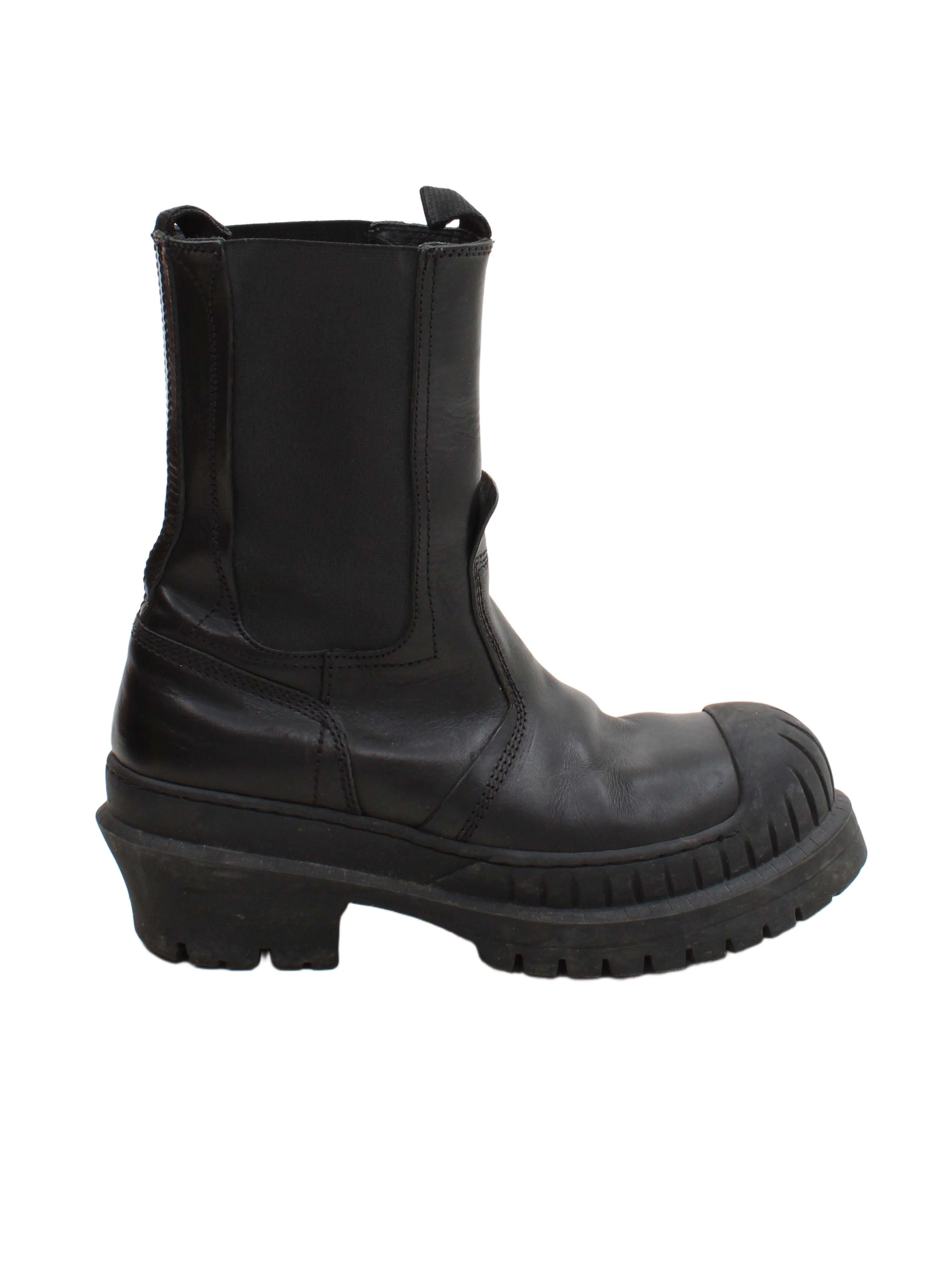 Acne Studios Men's Boots UK 7 Black 100% Leather Chelsea