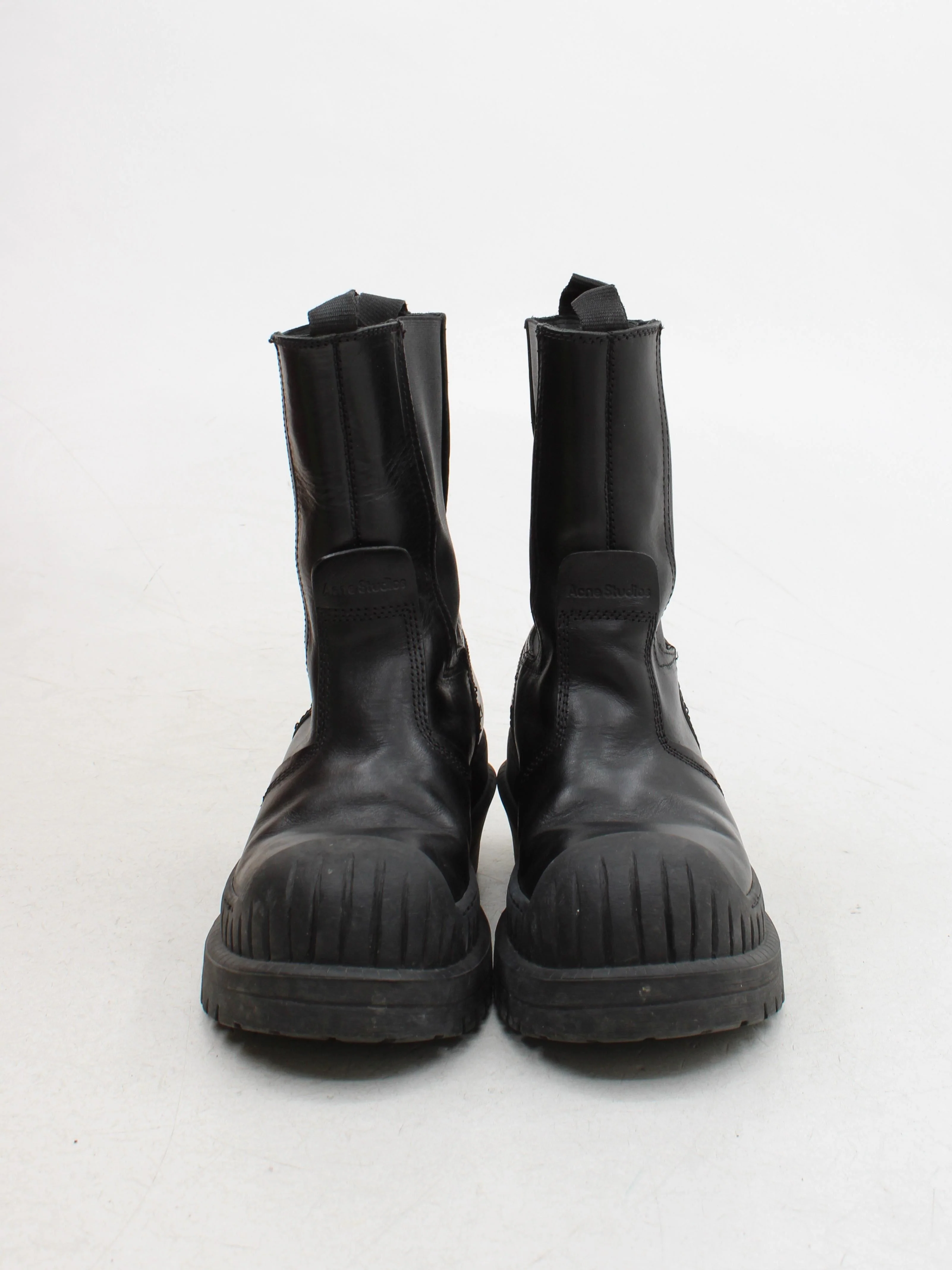 Acne Studios Men's Boots UK 7 Black 100% Leather Chelsea - Image 2