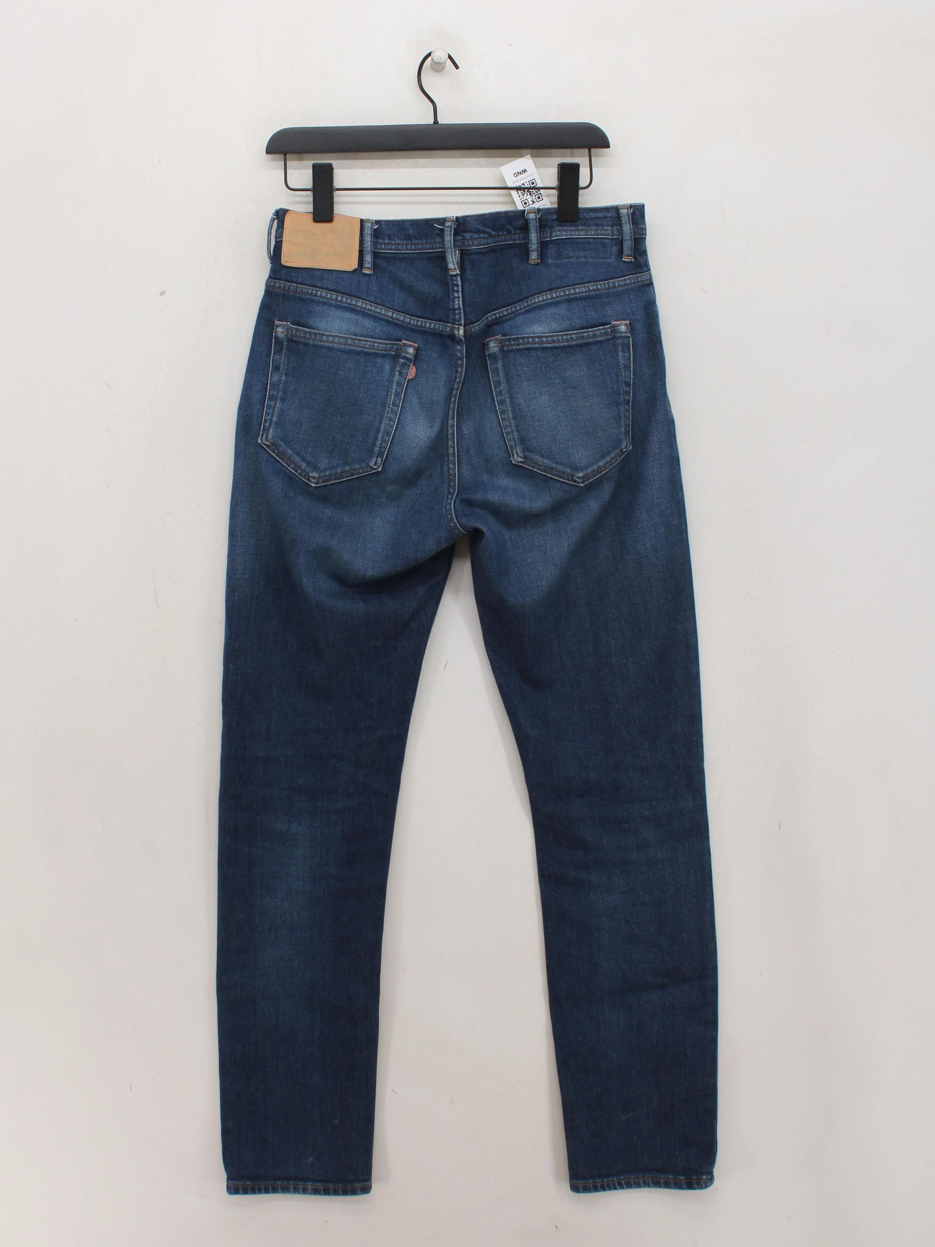 Acne Studios Men's Jeans M Blue Cotton with Elastane Straight - Image 2