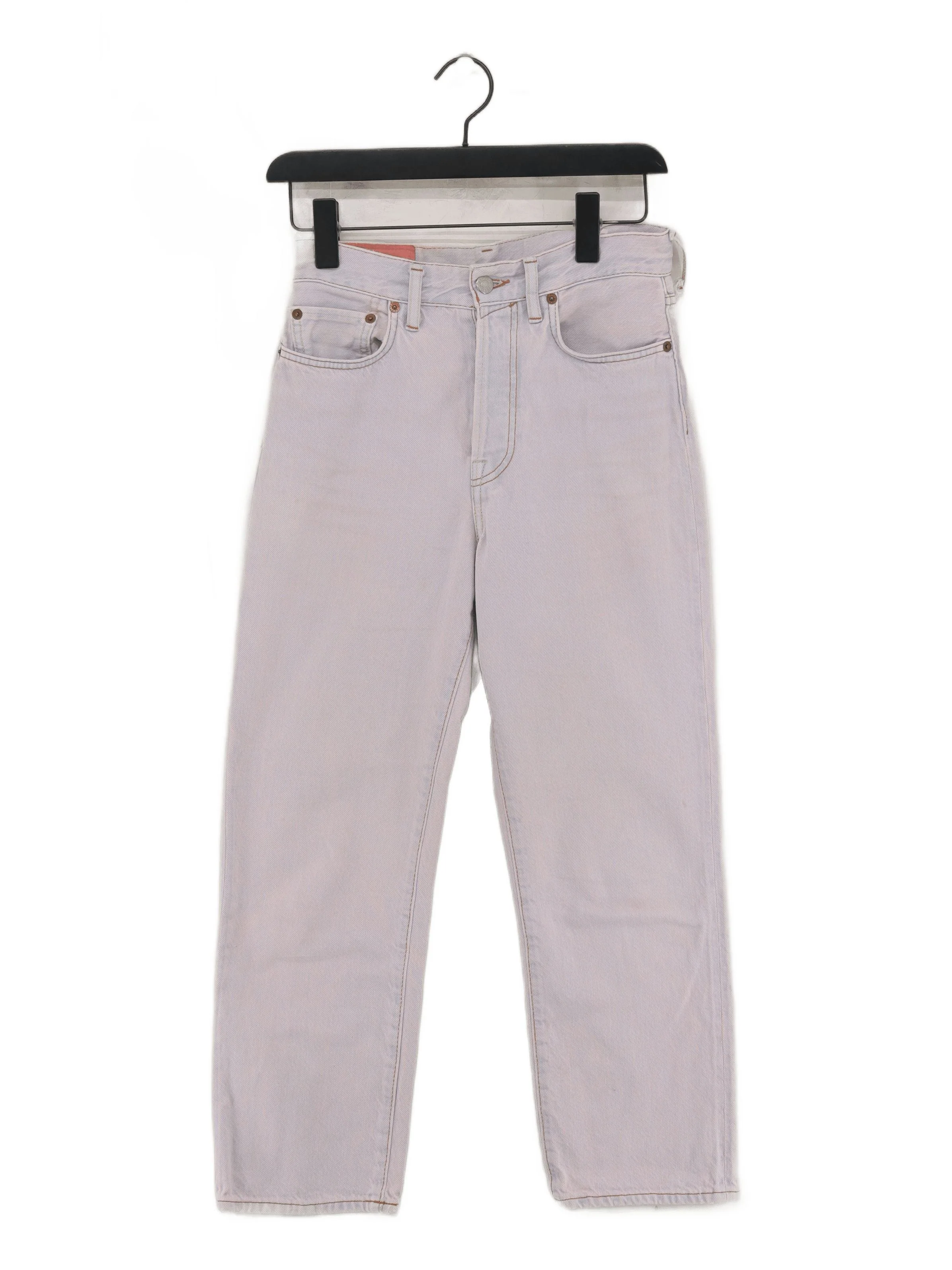 Acne Studios Women's Jeans W 26 in Pink 100% Cotton Mom