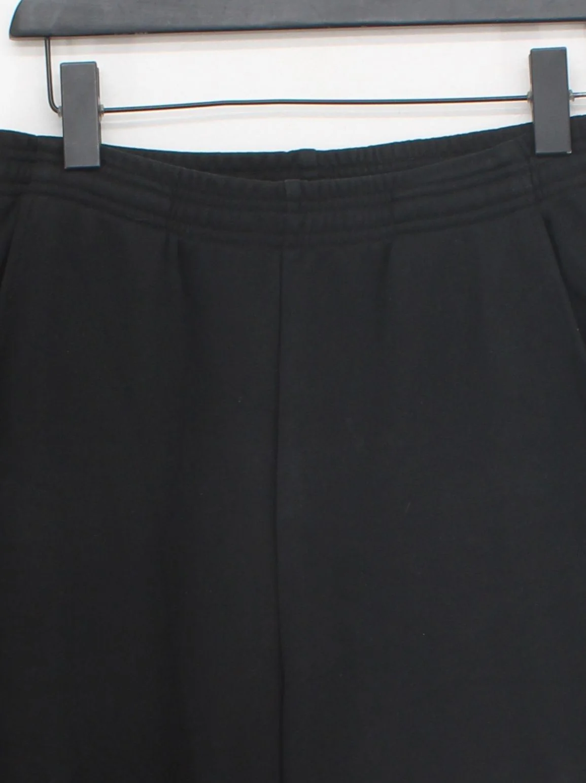 Adanola Men's Sports Bottoms M Black 100% Cotton Tapered Sweatpants - Image 3