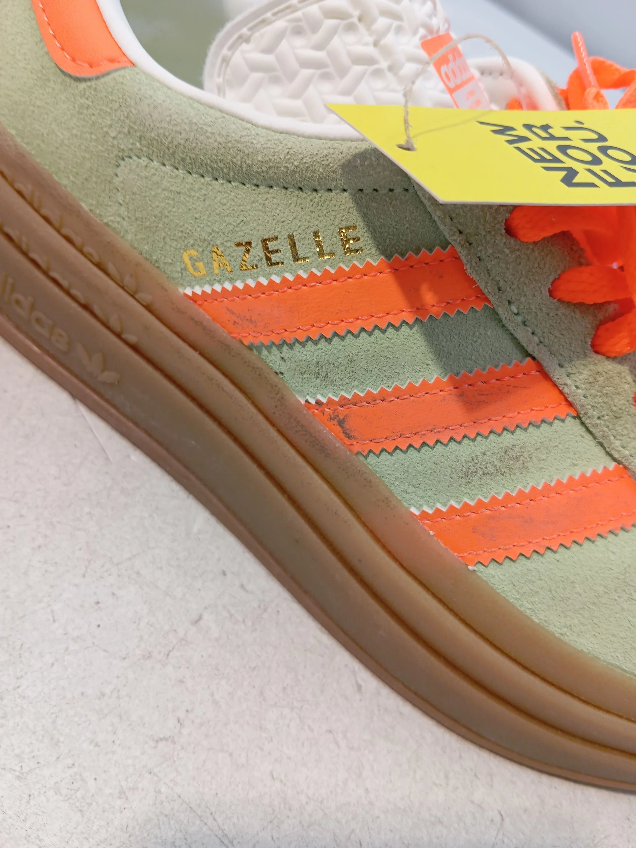 Adidas GAZELLE Women's Trainers SHI 035004 A1H7495 12NNBBVZQ0239 EU38 in Green - Image 8