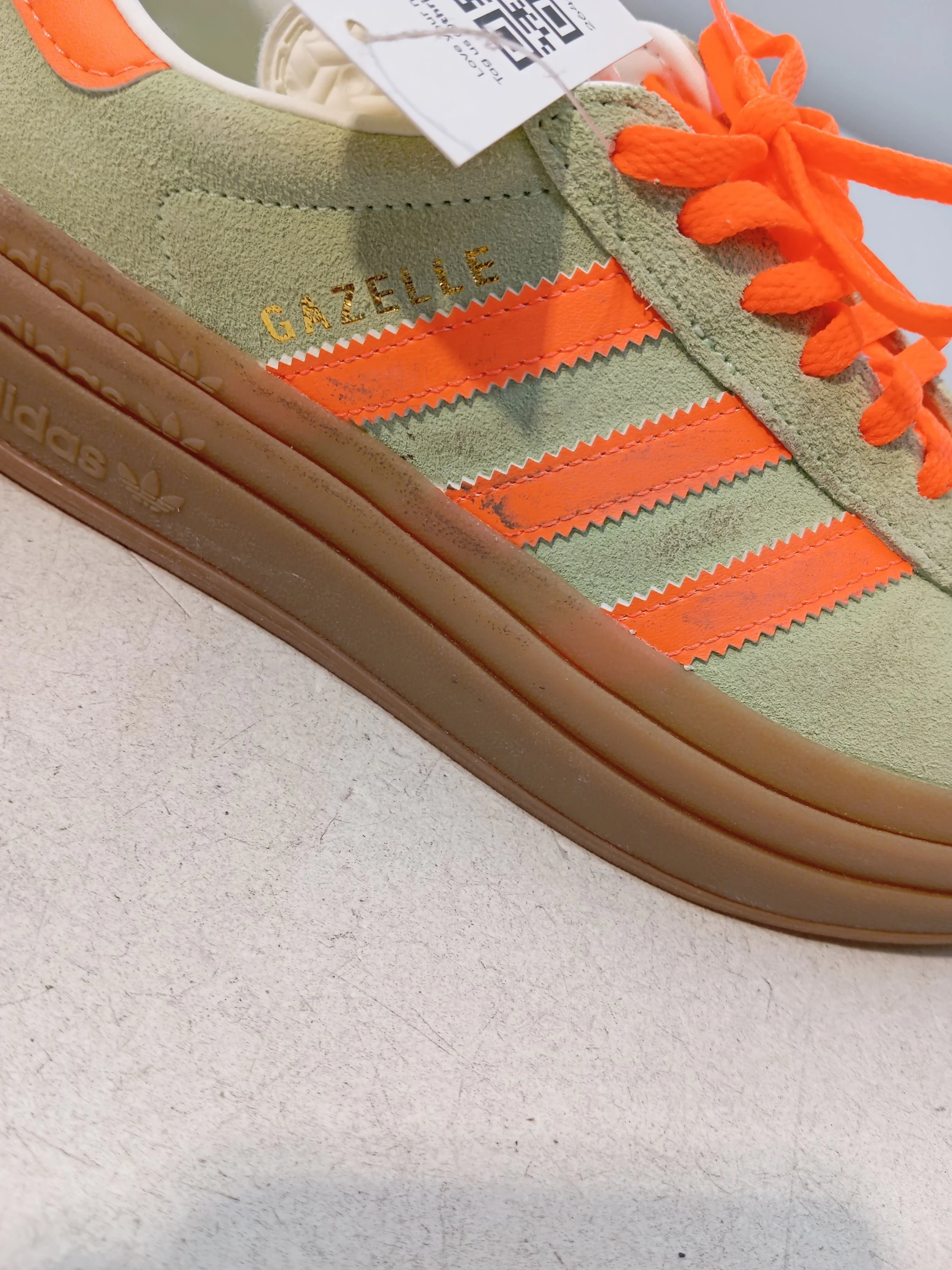 Adidas GAZELLE Women's Trainers SHI 035004 A1H7495 12NNBBVZQ0239 EU38 in Green - Image 9