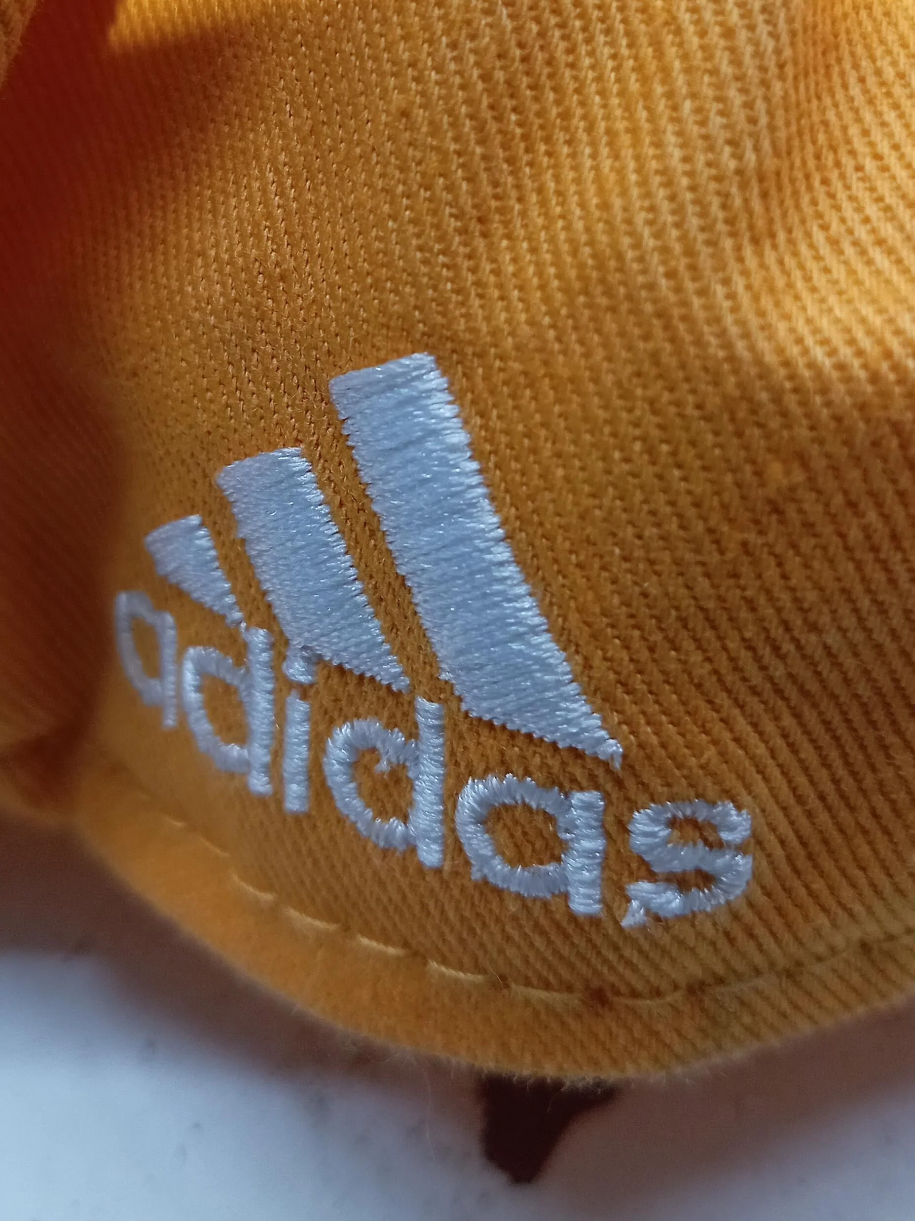 Adidas Men's Hat M Yellow Graphic 100% Cotton Baseball Cap - Image 5