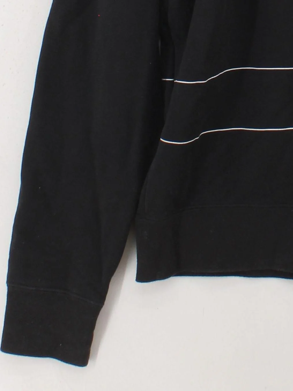 Adidas Men's Hoodie L Black Graphic 100% Cotton Pullover - Image 4