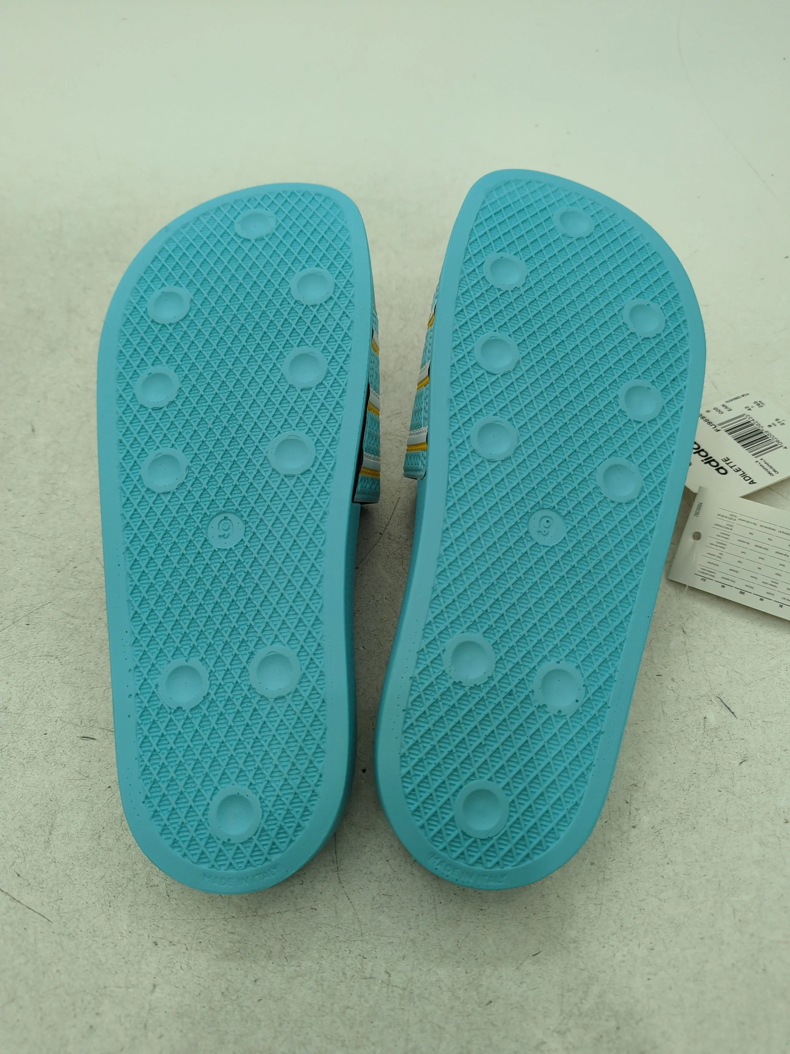 Adidas Men's Sandals UK 9 Blue Striped 100% Other Slider New with tags - Image 7