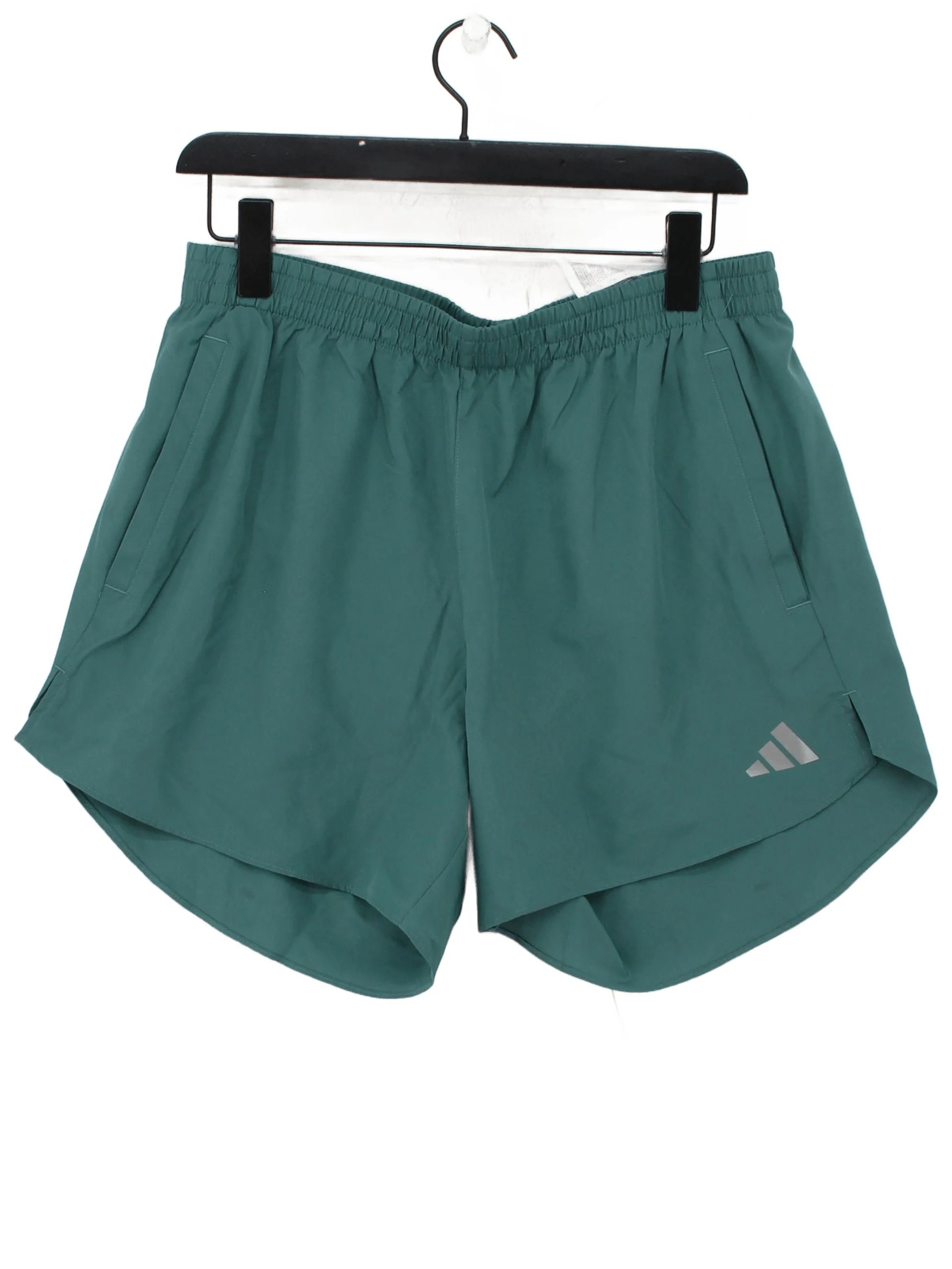 Adidas Men's Shorts L Green 100% Polyester Sweat