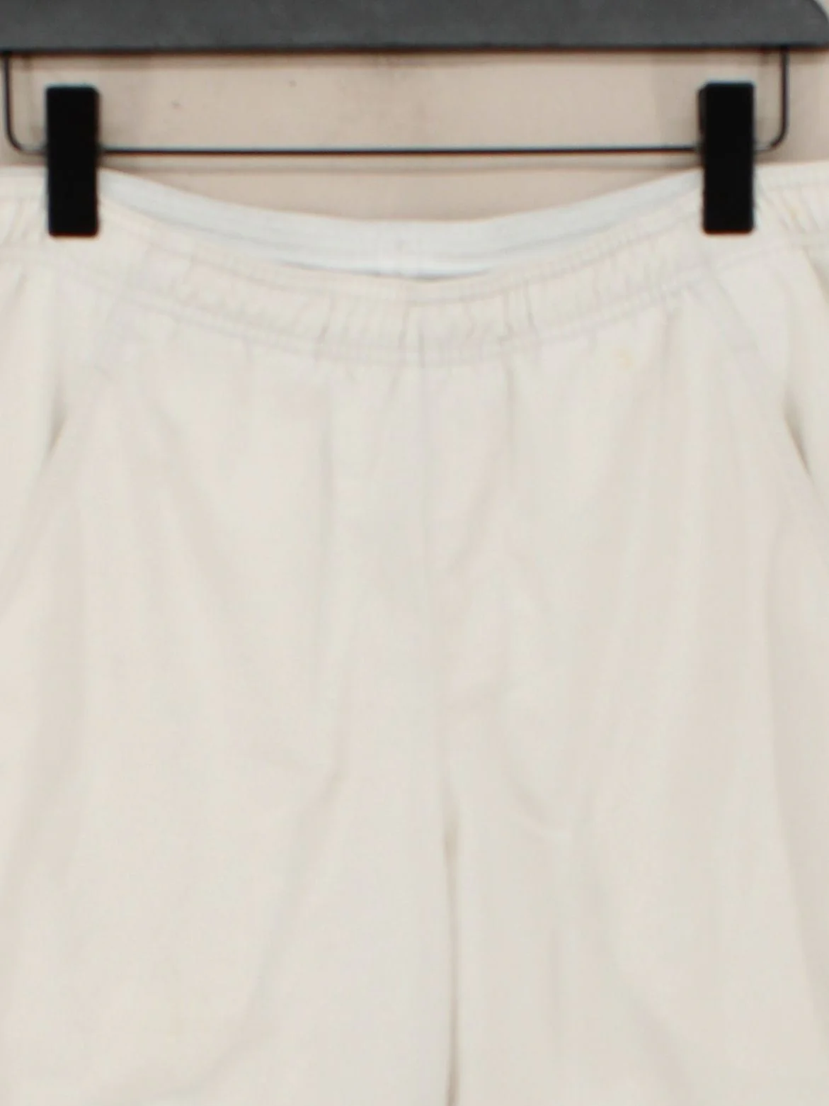 Adidas Men's Shorts S Cream Polyester with Elastane Sweat - Image 3