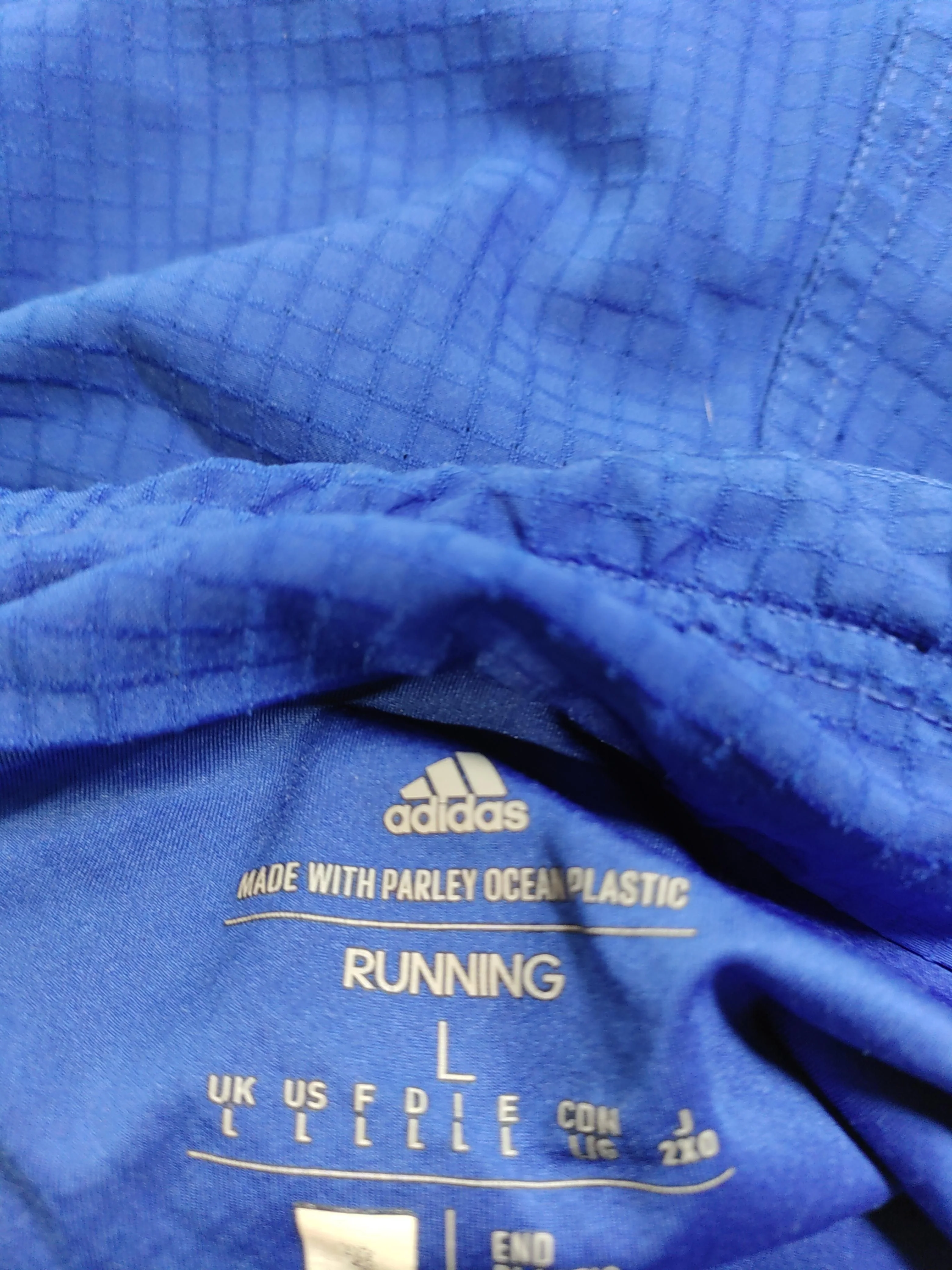 Adidas Men's Sports Bottoms L Blue 100% Other Sweatpants - Image 6