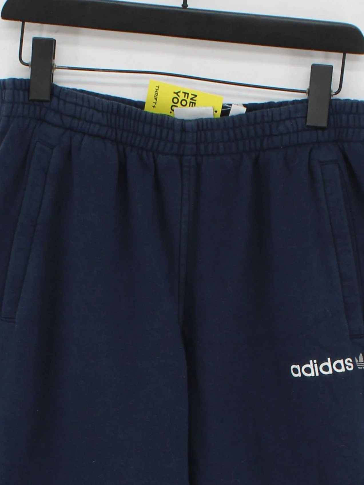 Adidas Men's Sports Bottoms L Blue Graphic Polyester with Cotton Sweatpants - Image 3
