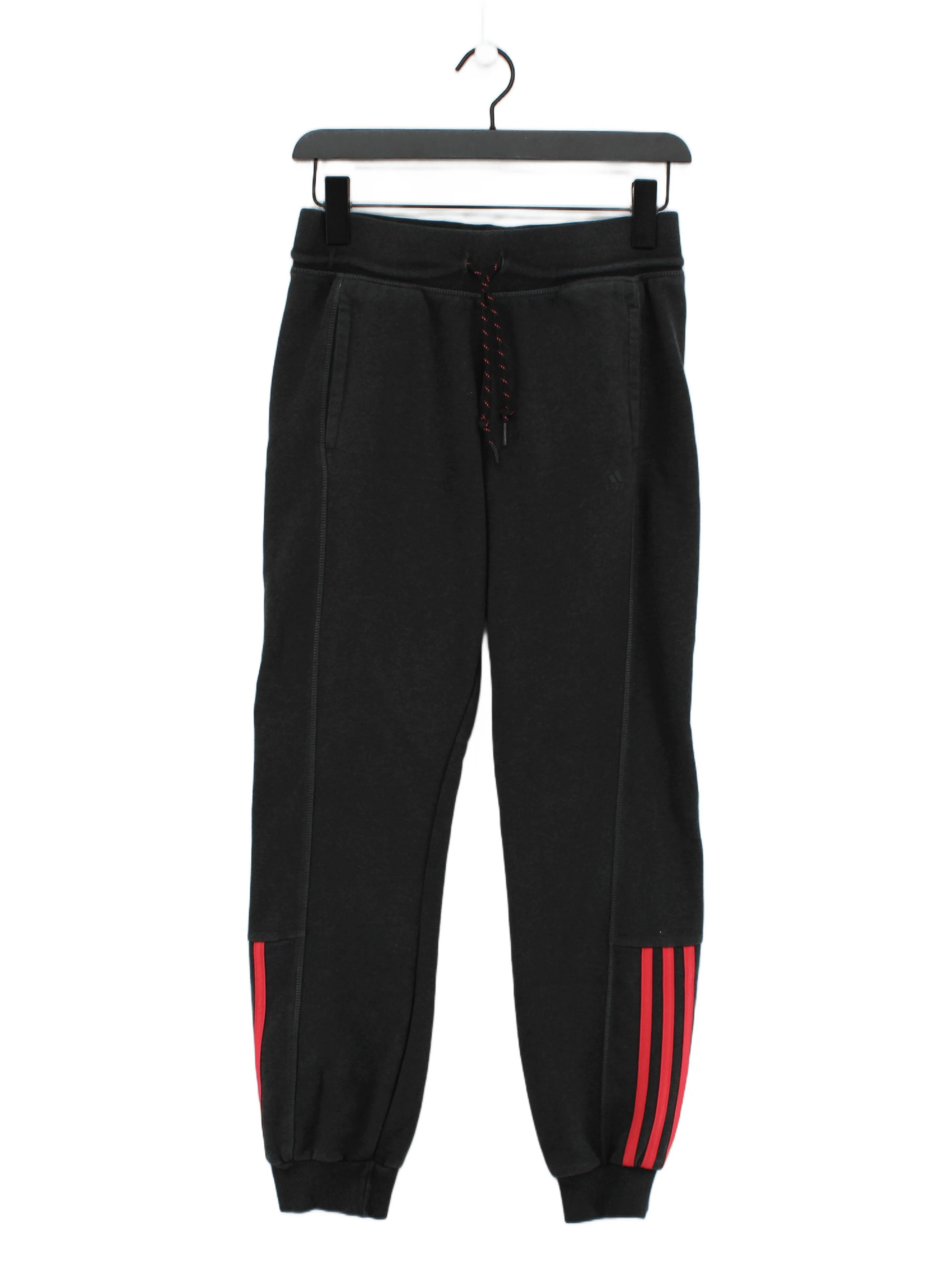 Adidas Men's Sports Bottoms S Black Cotton with Polyester Sweatpants
