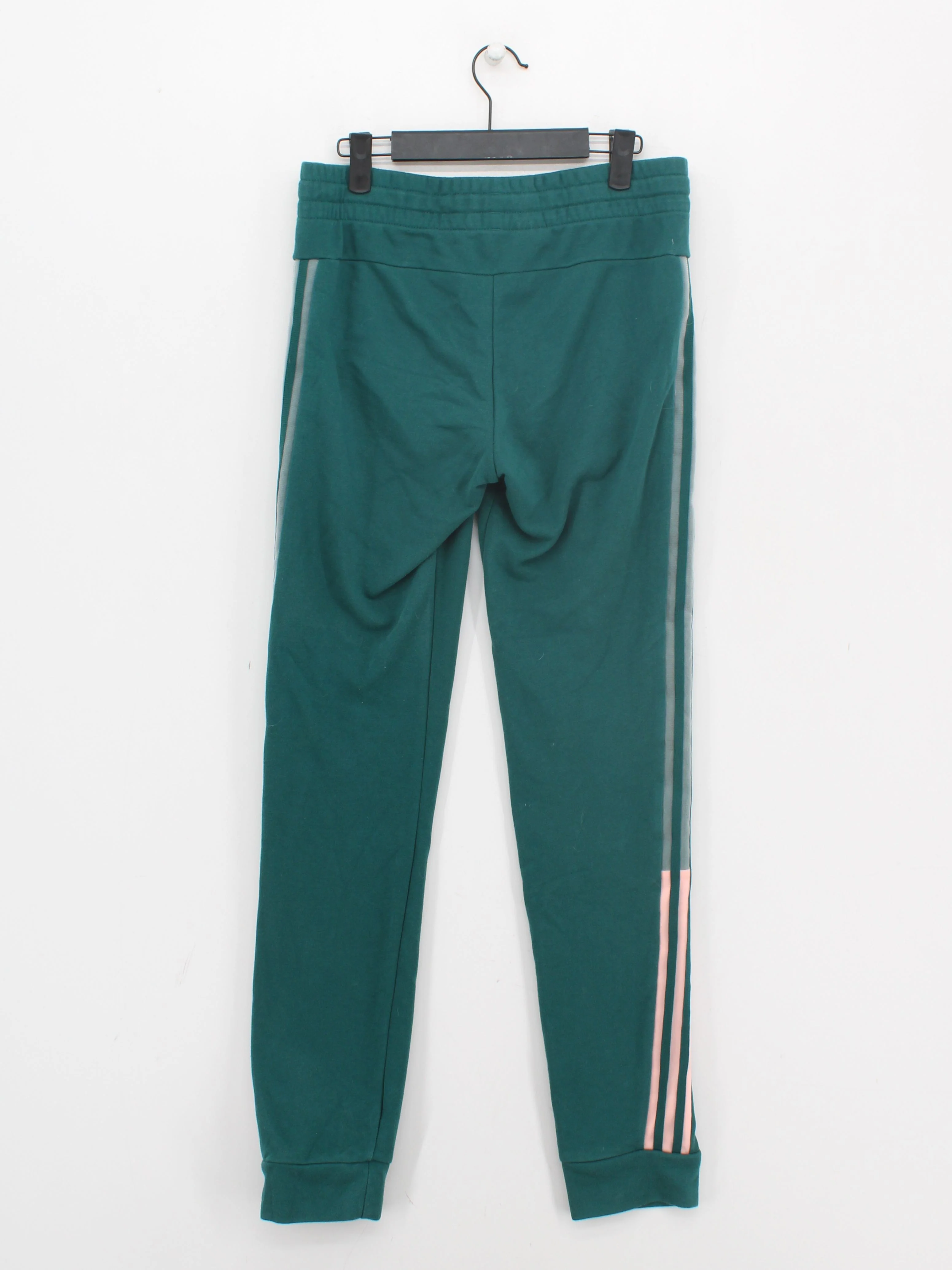 Adidas Men's Sports Bottoms S Green 100% Cotton Sweatpants - Image 2