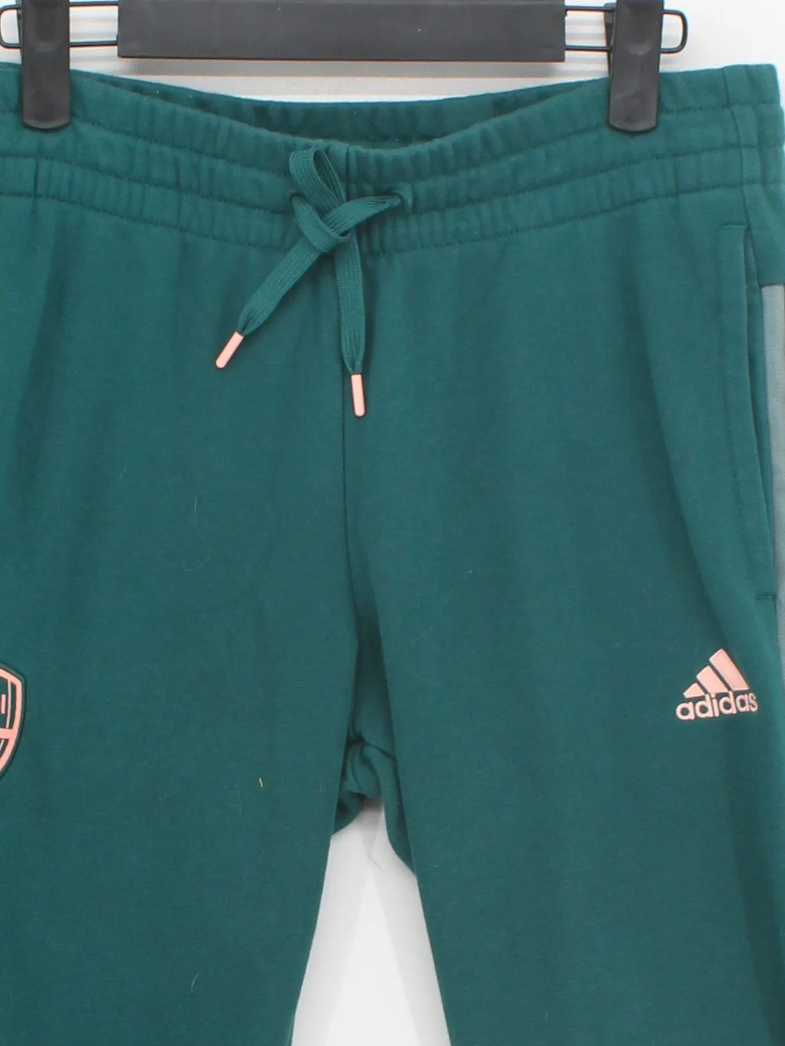 Adidas Men's Sports Bottoms S Green 100% Cotton Sweatpants - Image 3
