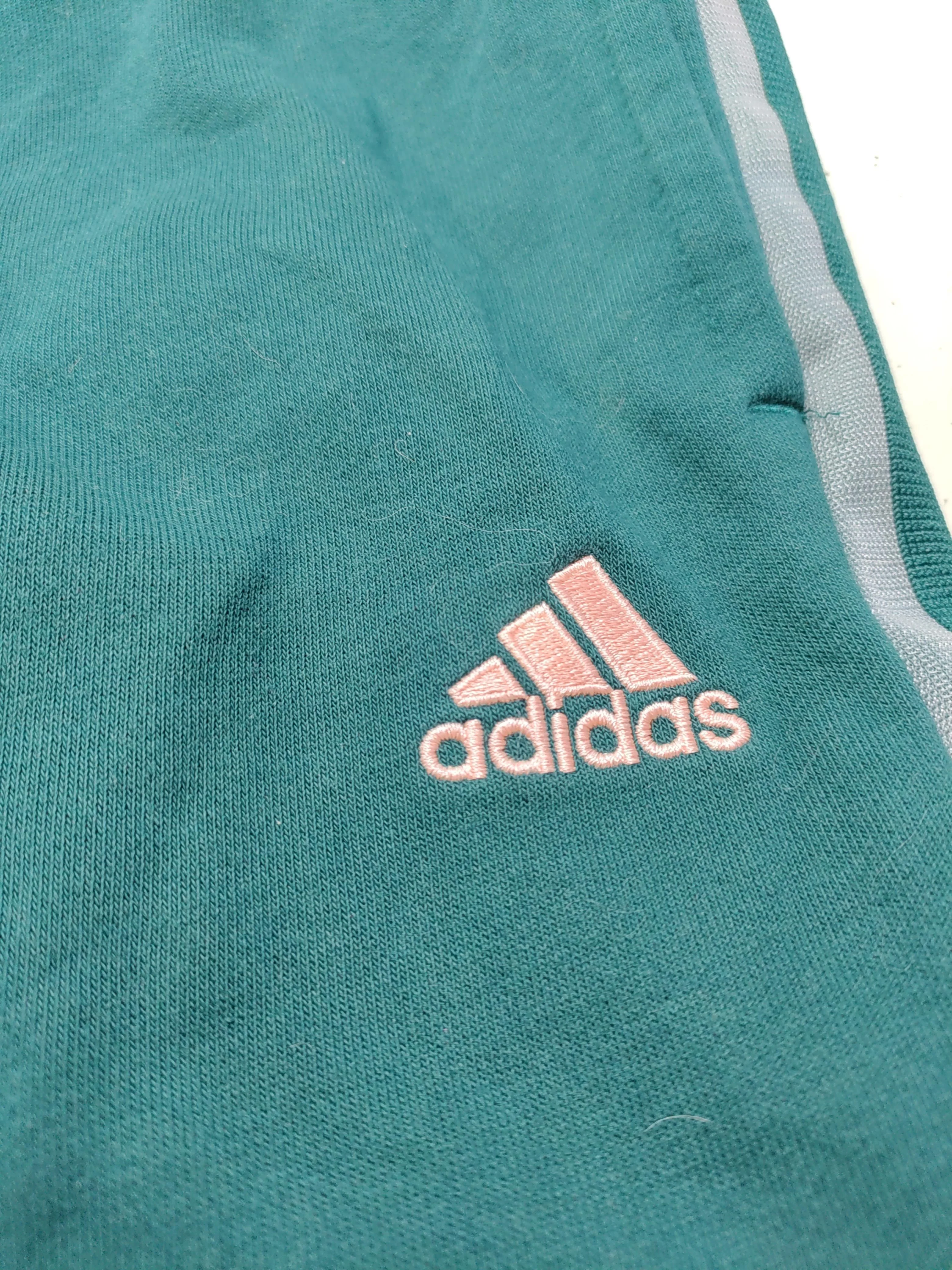 Adidas Men's Sports Bottoms S Green 100% Cotton Sweatpants - Image 6