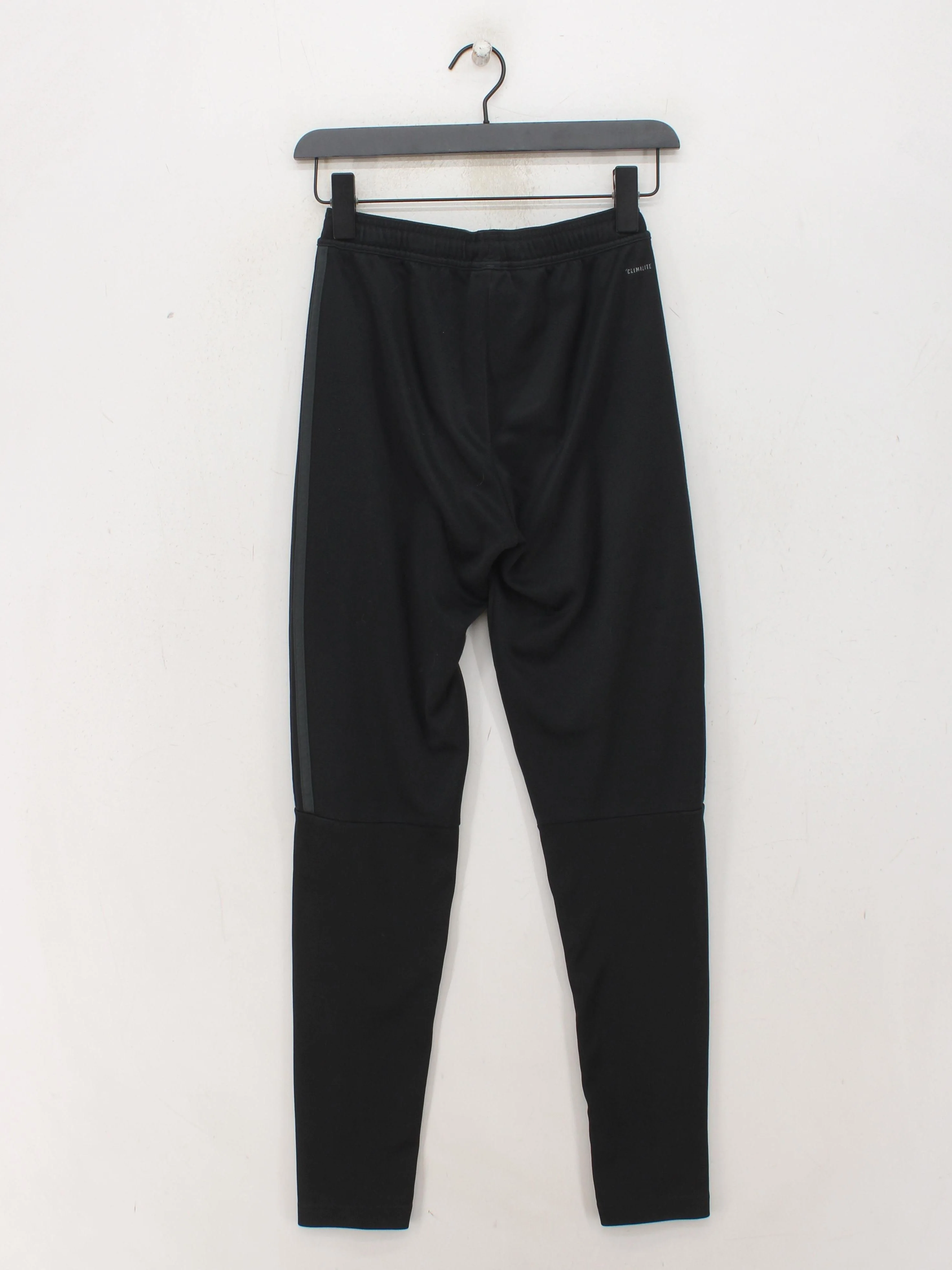 Adidas Men's Sports Bottoms XS Black 100% Polyester Sweatpants - Image 2