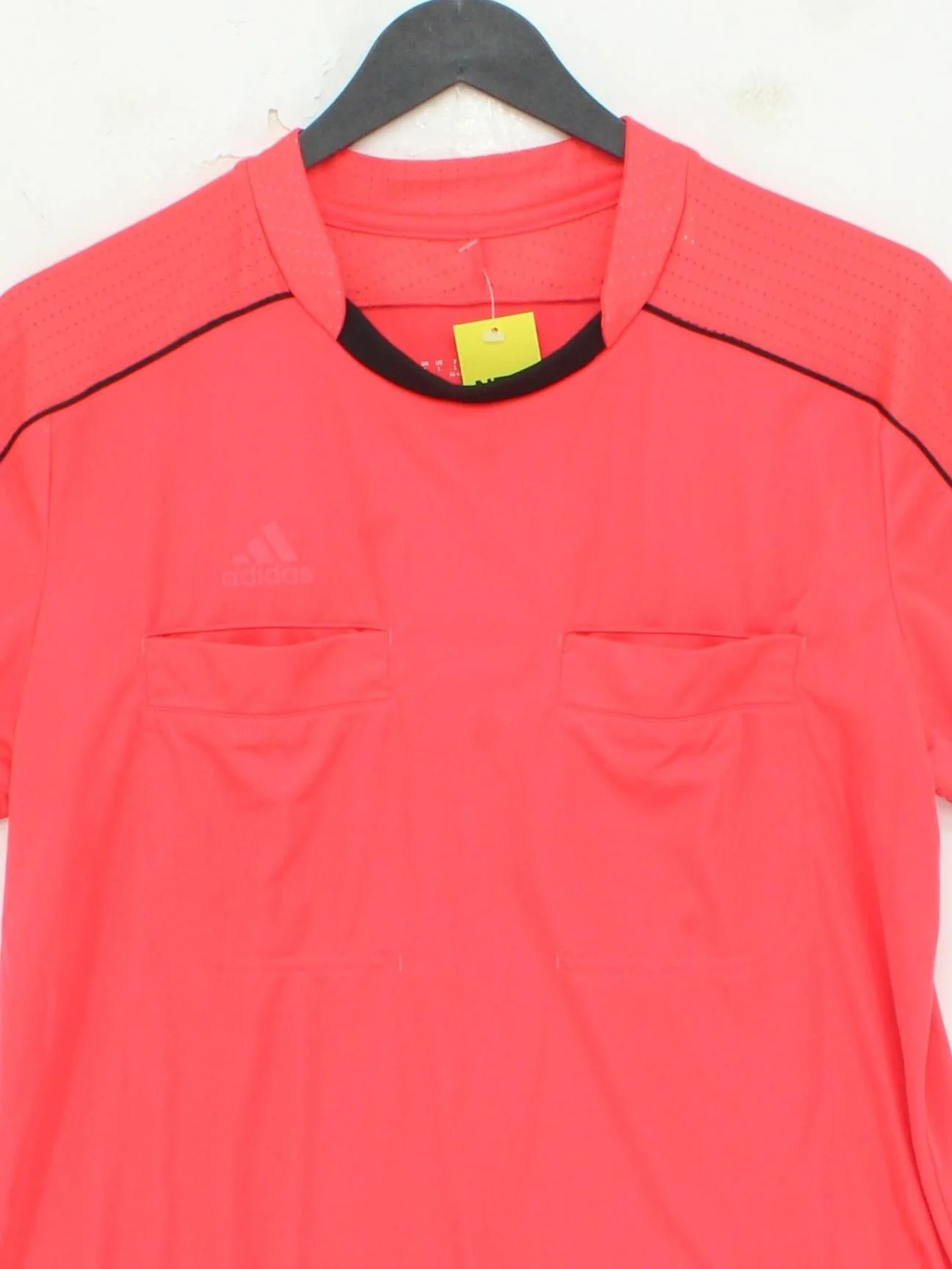 Adidas Men's T-Shirt L Pink 100% Polyester Crew Neck Basic - Image 3